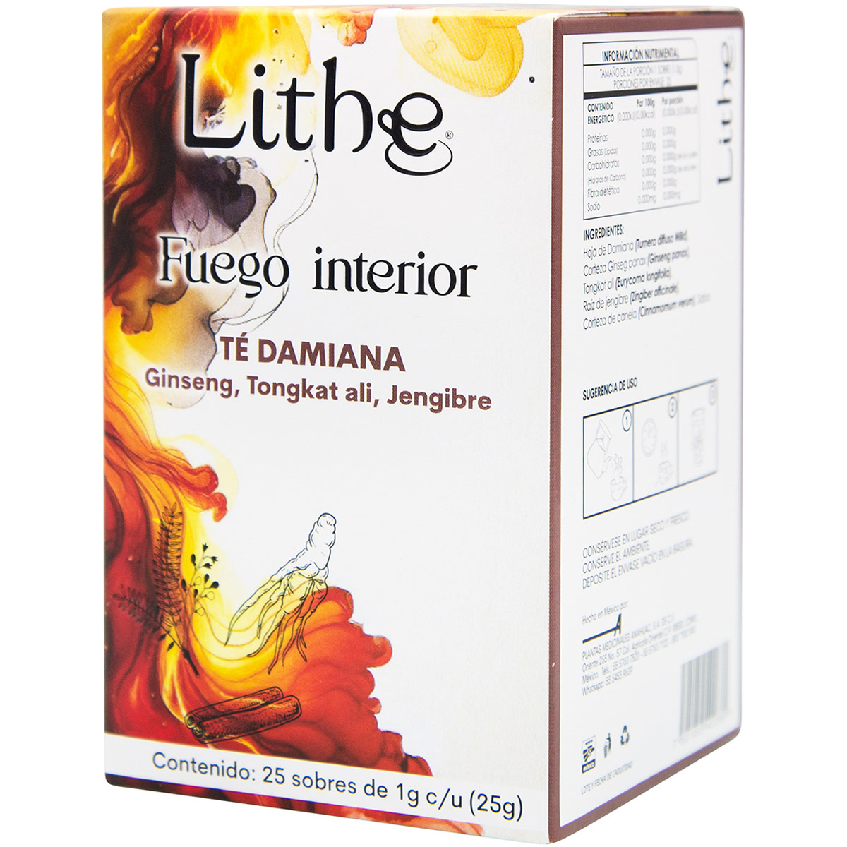 Té Damiana Fuego Interior Lithe image number null
