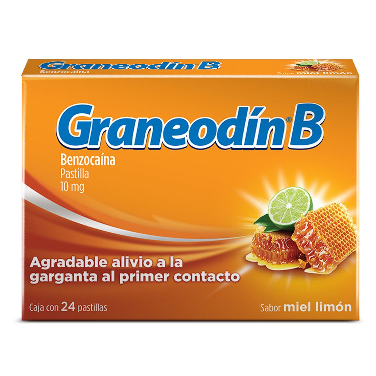 Graneodin-B Miel-Limón 24 Pastillas image number null