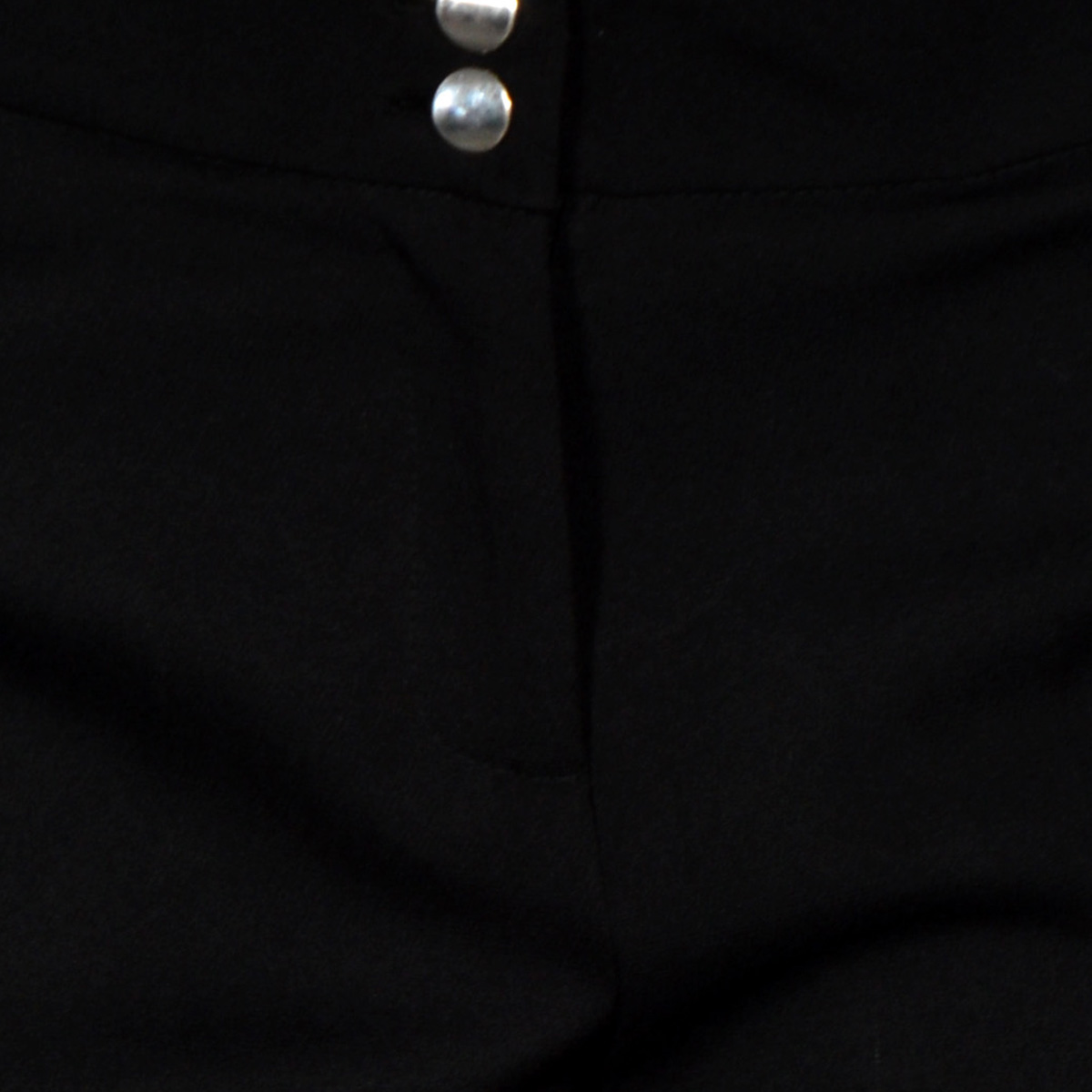 Pantal&oacute;n Liso Recto con Bolsillos Philosophy Color Negro Talla Grande para Mujer image number null