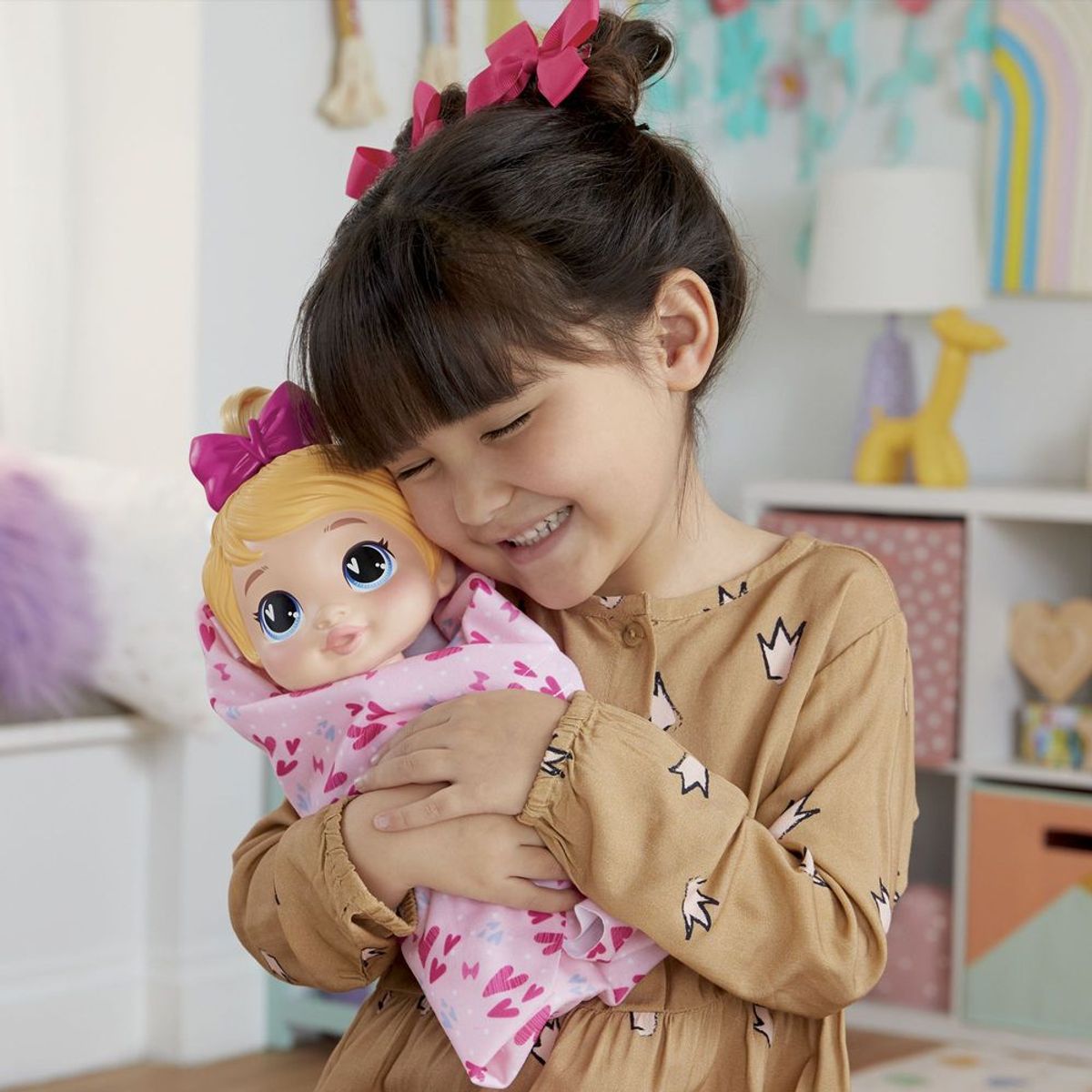 Muñeca Burbujas Relajantes Harper Hugs BABY ALIVE image number null