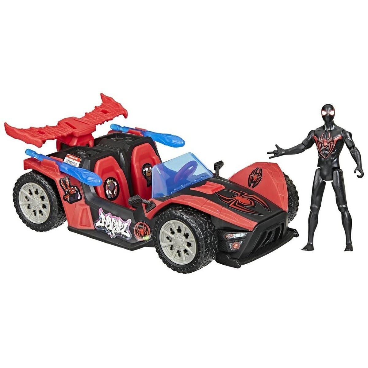 Set Spider-Man Epic World of Action VenomVersus Bólido Lanzador Miles Morales image number null