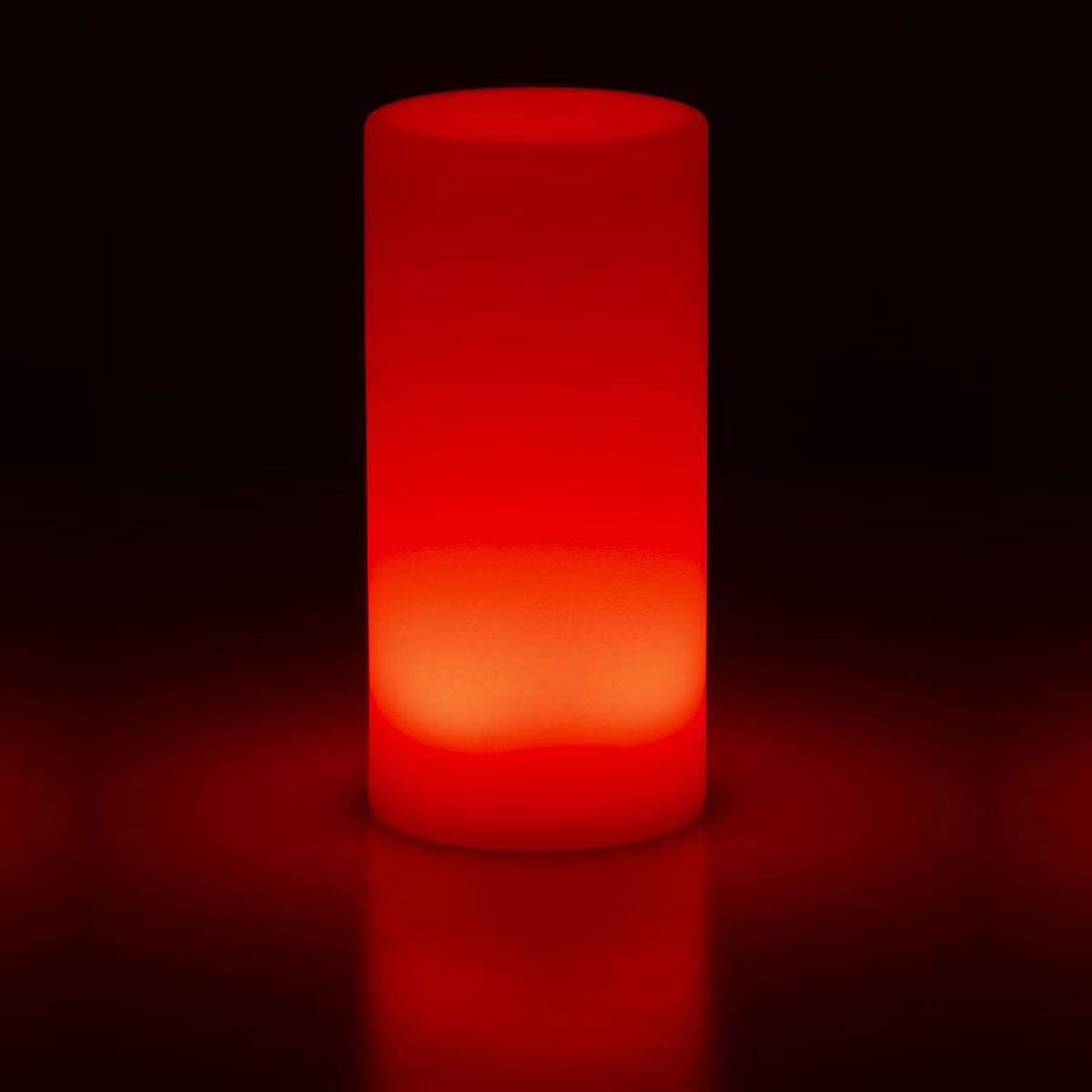 Lámpara LED Bytech cilíndrica con control remoto multicolor image number null