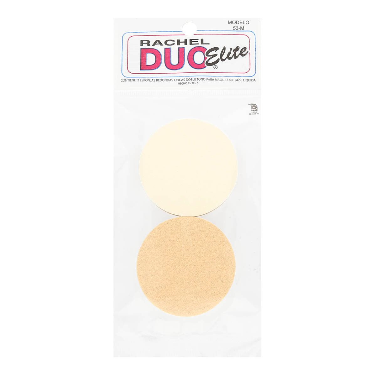 Esponja redonda dos tonos chica Rachel Duo 53-M image number null