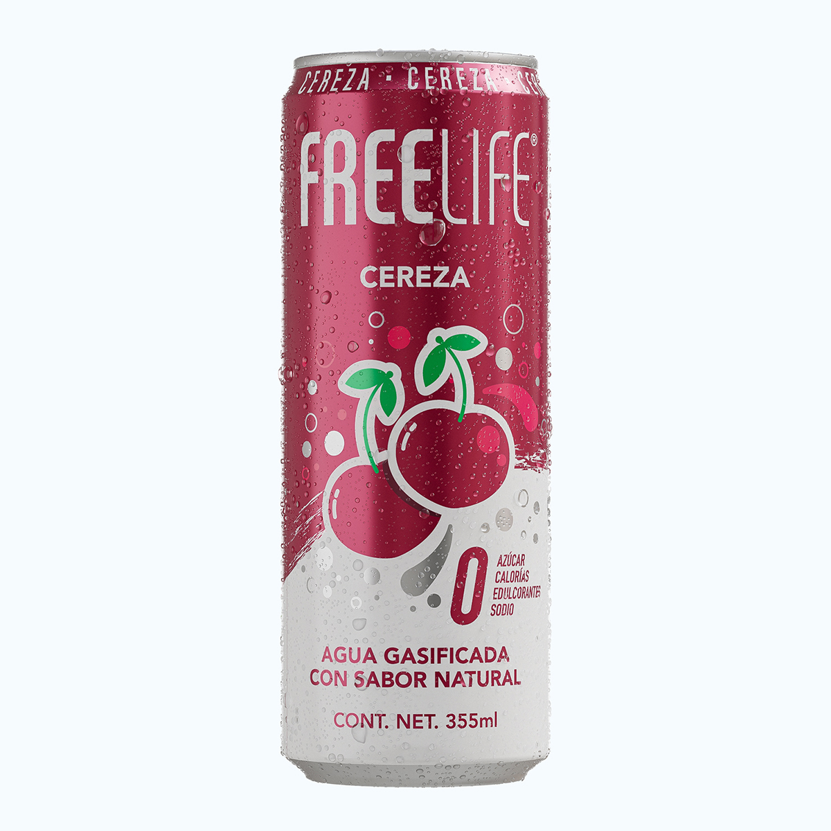 Agua Gasificada con Extracto de Cereza image number null