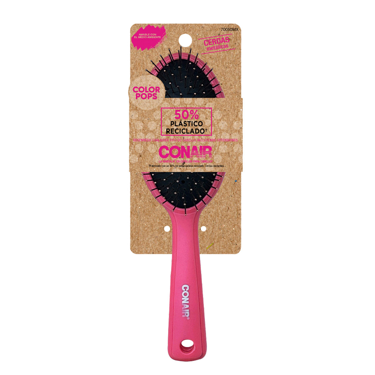 Cepillo con Cerdas Metalicas Color Pops Conair image number null