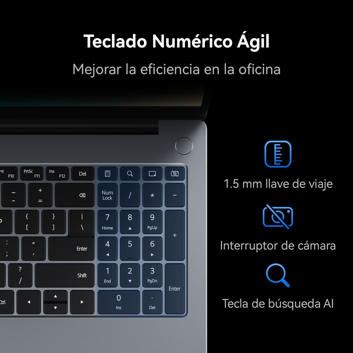 Laptop Huawei Matebook D16 16 Pulgadas Intel Core i9 13th 16GB RAM 1TB SSD image number null
