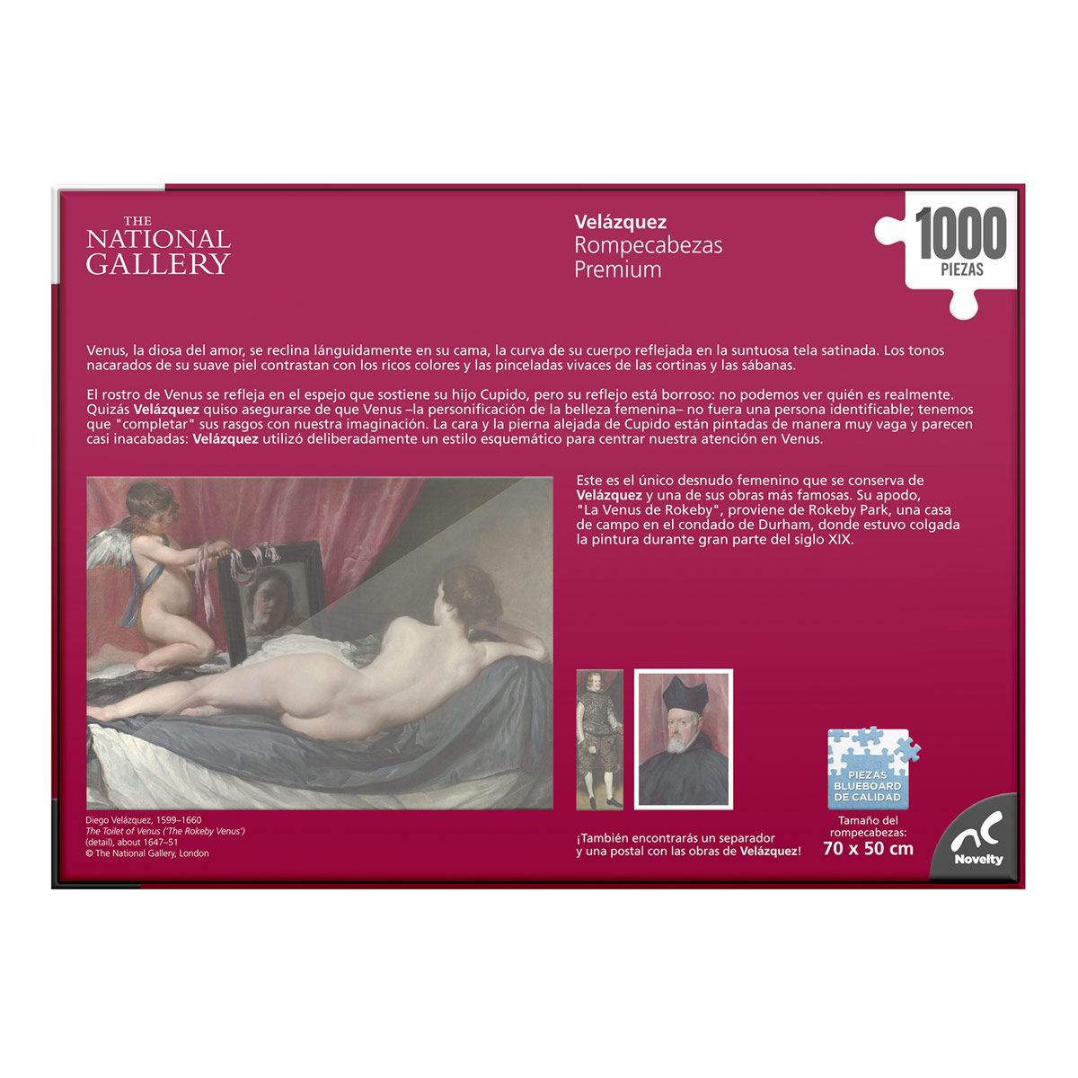 Rompecabezas Premium Velazquez 1000 piezas image number null