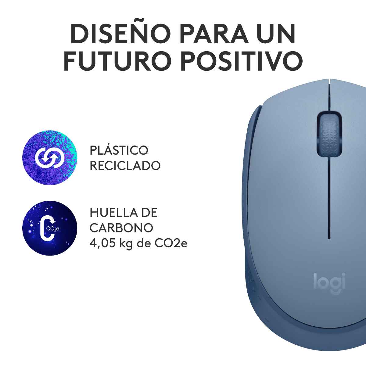 Mouse m170 blue grey Logitech image number null