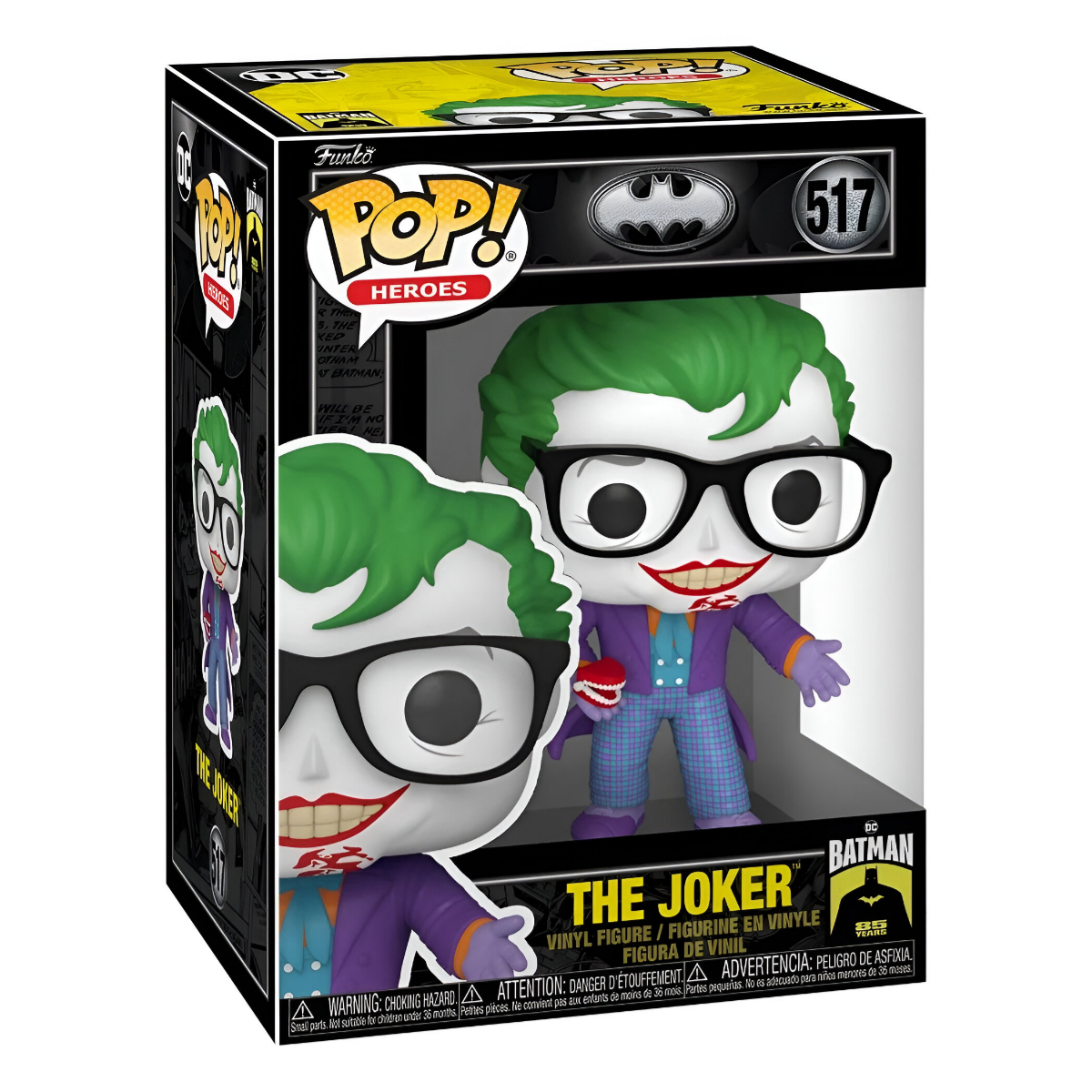 Funko Pop Movies: Batman 85 Aniversario Joker con Dientes Falsos image number null