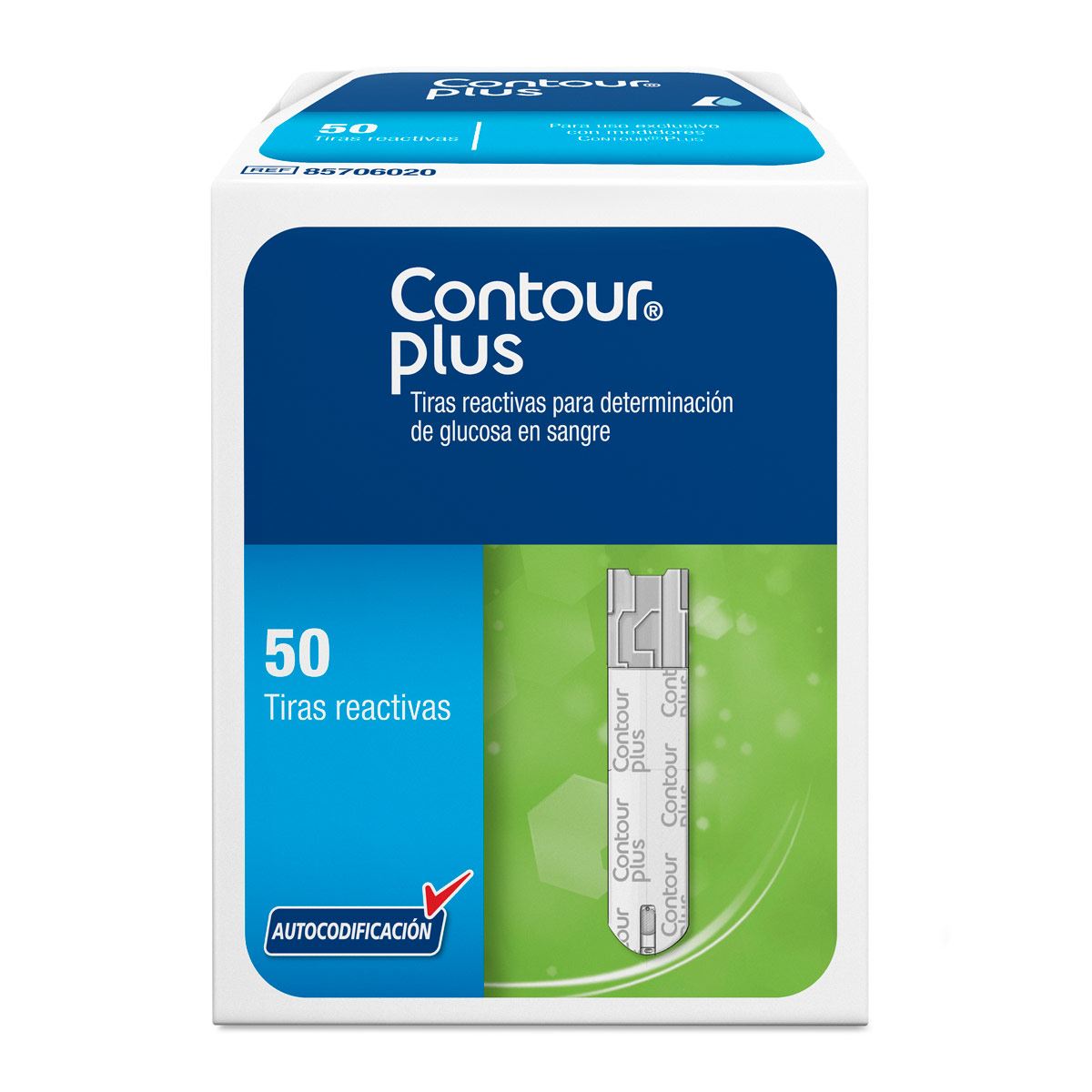 Tiras Reactivas Contour Plus 50 piezas image number null