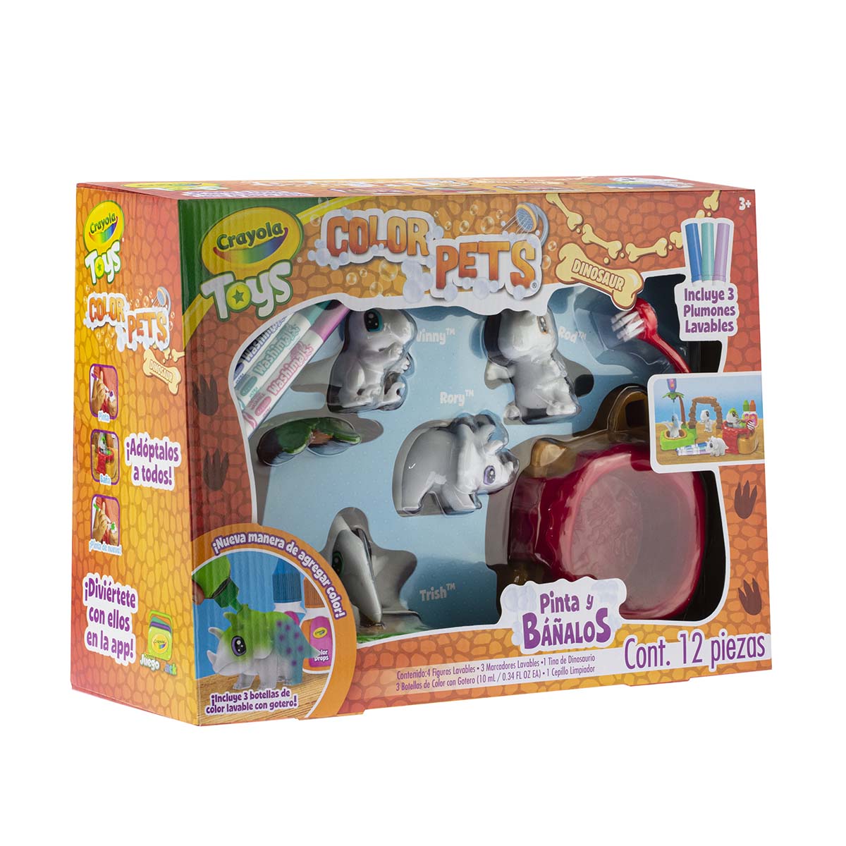 Toys Color Pets Dinosaurio CRAYOLA image number null