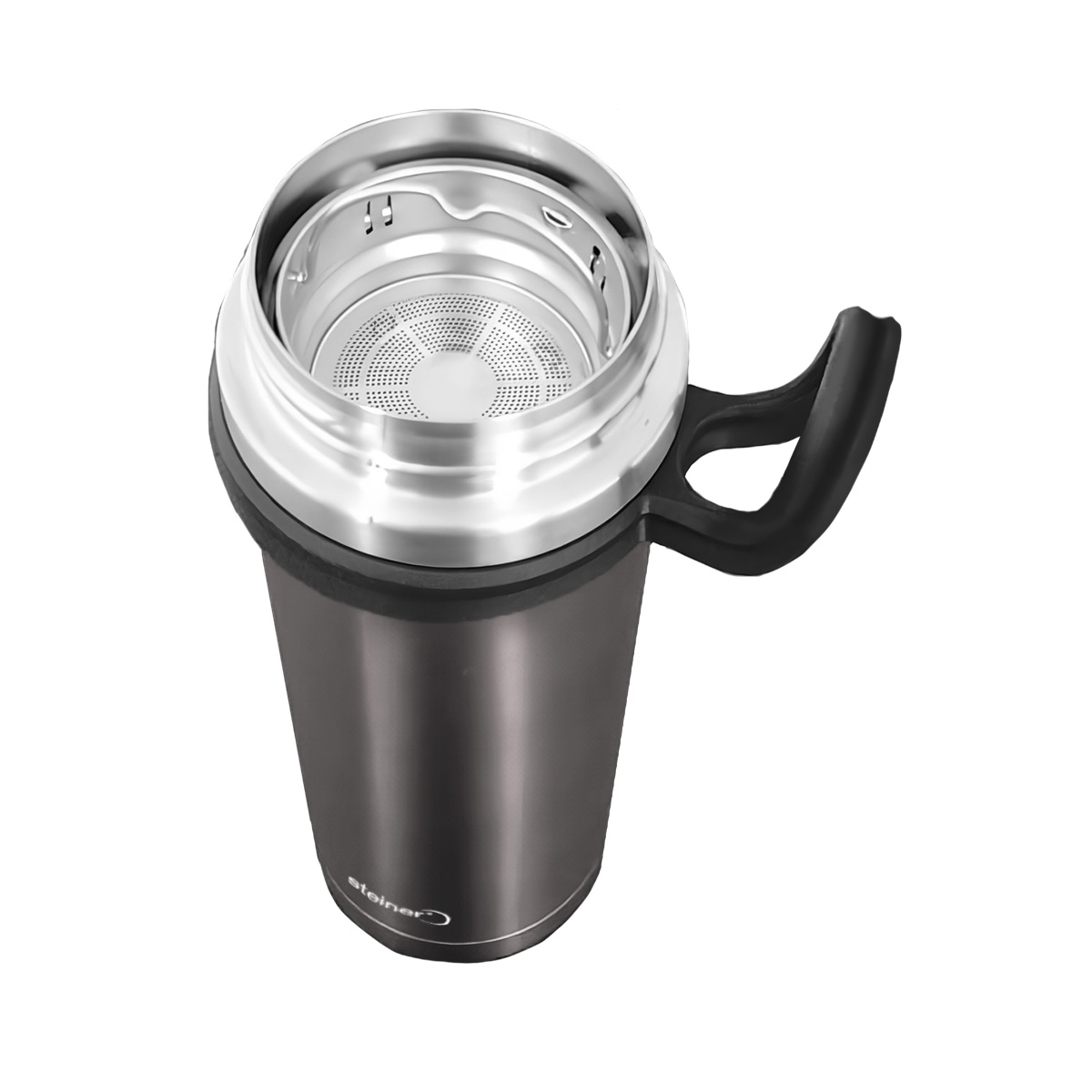 Termo Acero Inoxidable de Doble Pared STEINER 450 ml Color Plata image number null