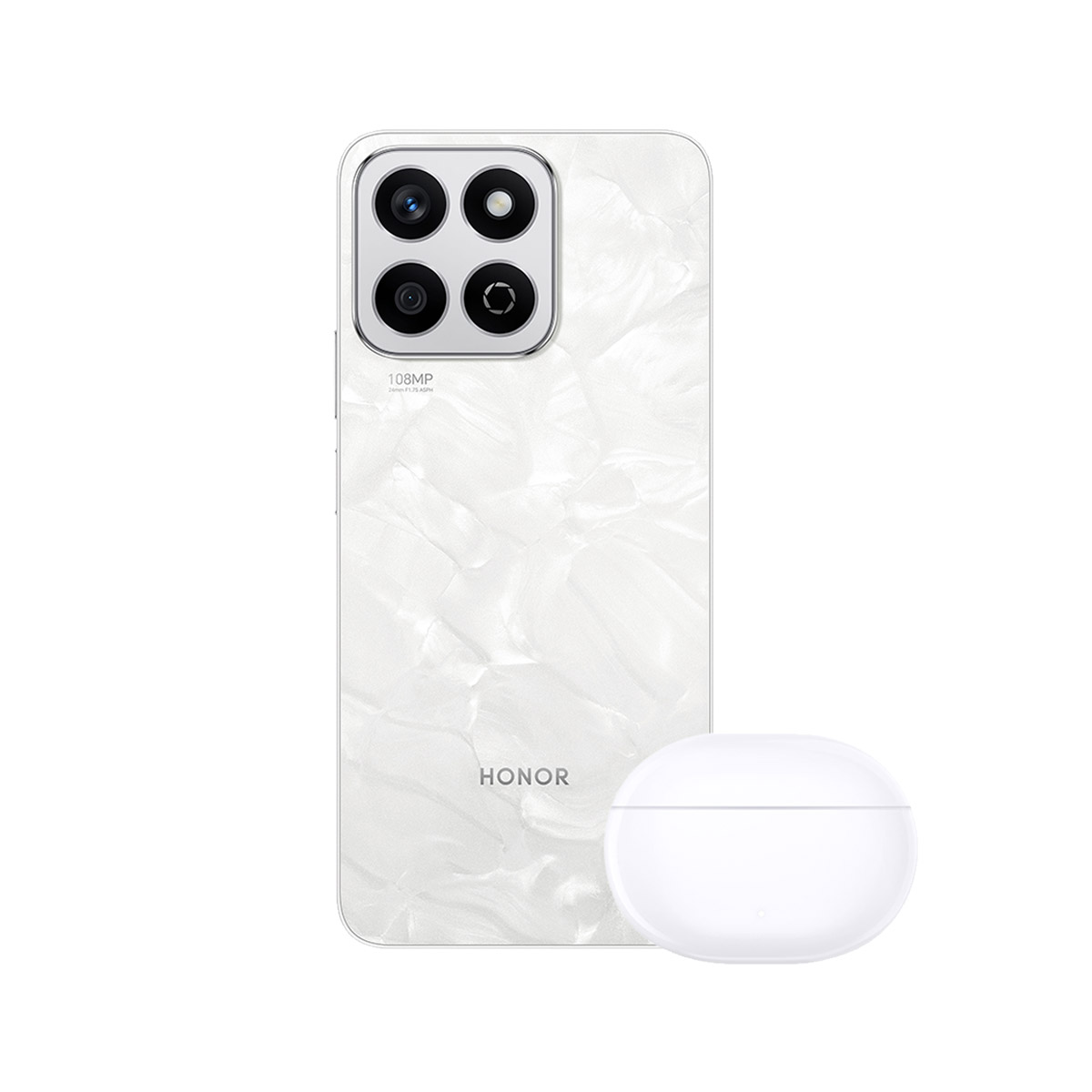Celular Honor X7C 256GB Blanco Telcel R7 + Earbuds image number null