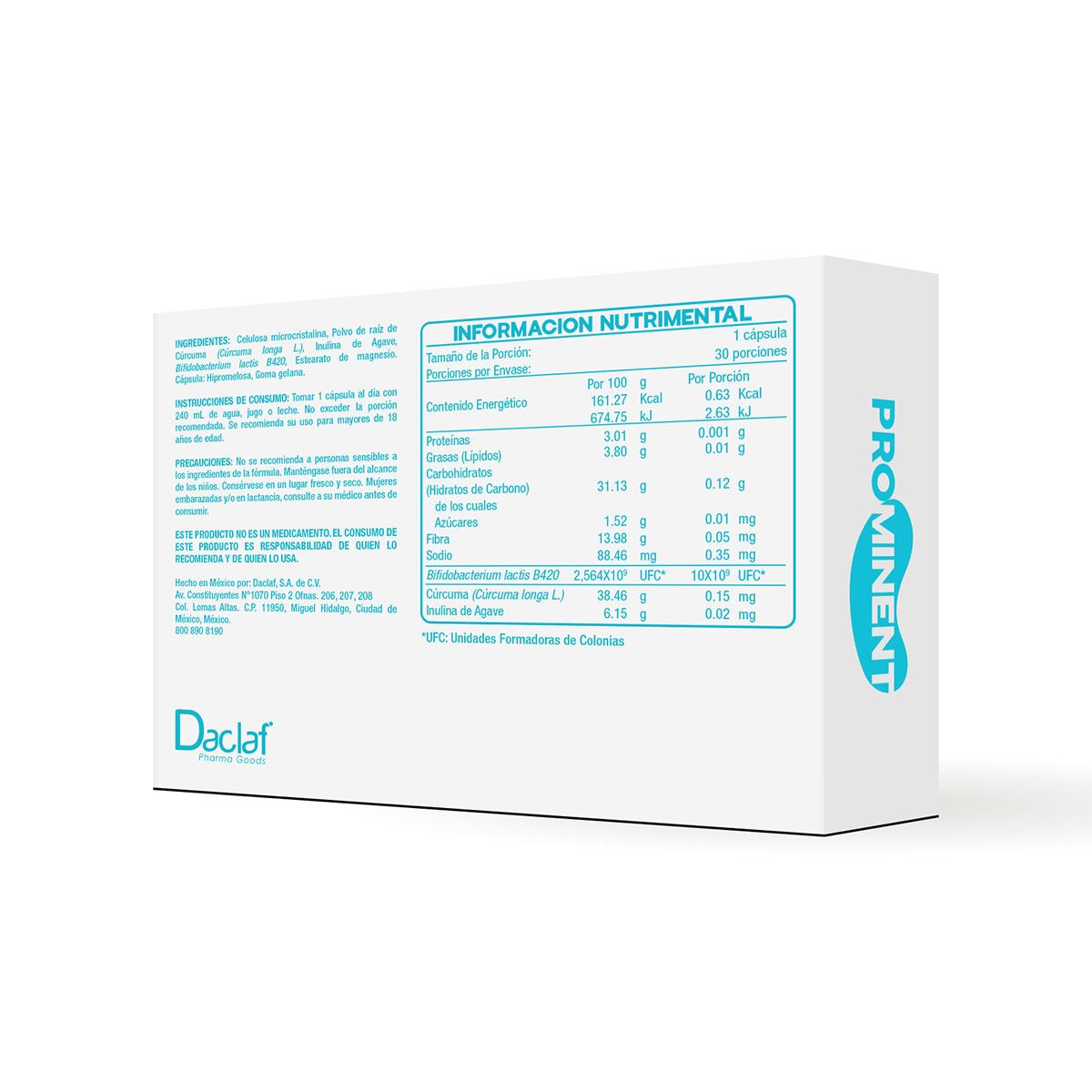 Prominent Line Probióticos Cajilla Con 3o Caps image number null