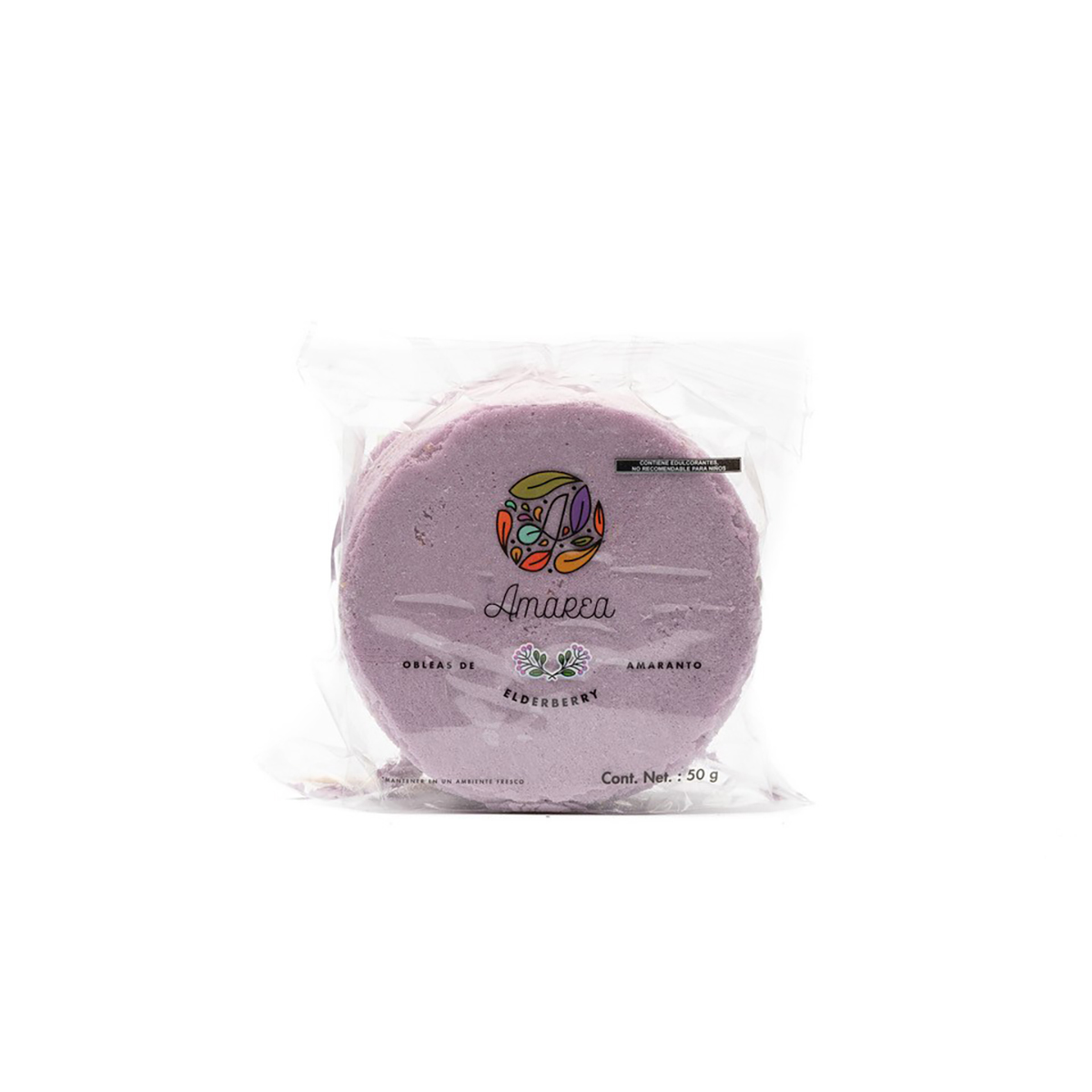 Oblea de Amaranto sabor Elderberry image number null