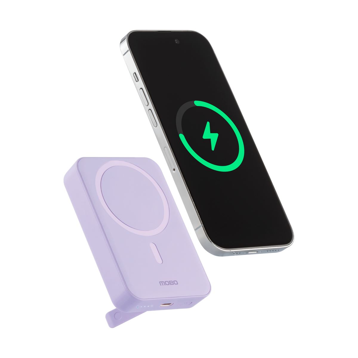 Batería Mobo 10000 Mah 20W Magnética Grape image number null