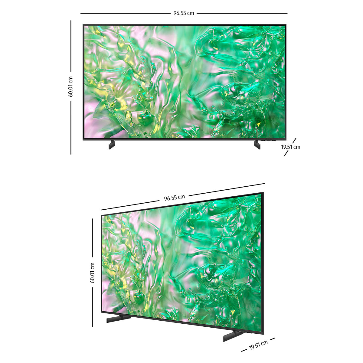 Pantalla Samsung de 43 pulgadas Crystal UHD 4K Un43du8000fxzx image number null