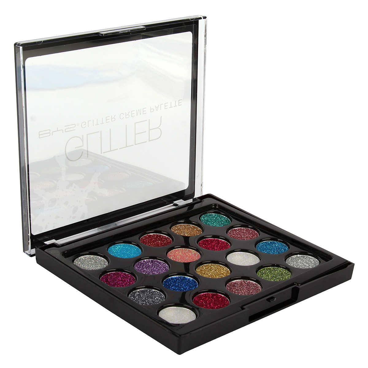 Paleta Sombras en Gel con Glitter 20 Colores BYS image number null
