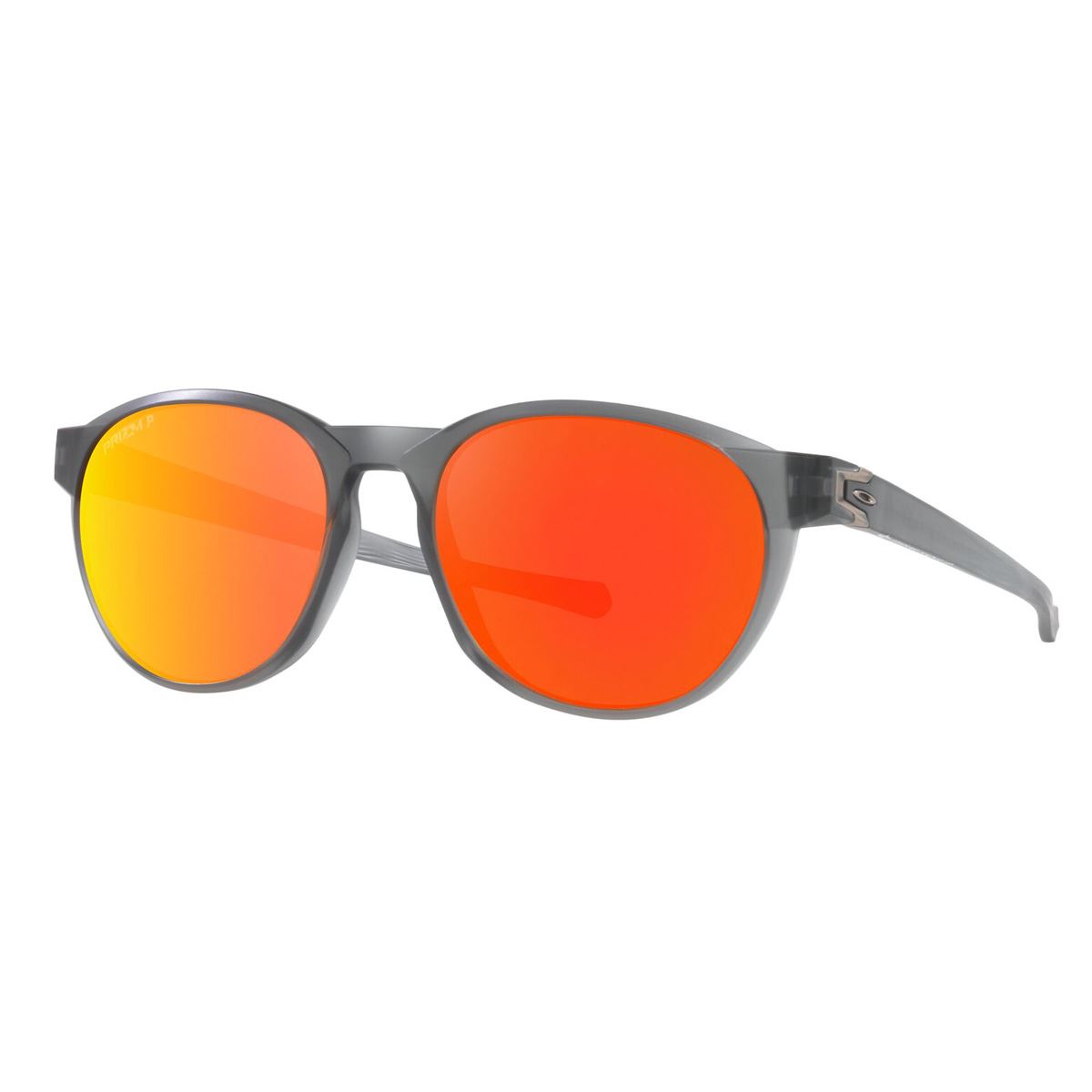 Lente solar Oakley Reedmace Prizm modelo 0OO9126 polarizado color rojo en nylon color gris image number null