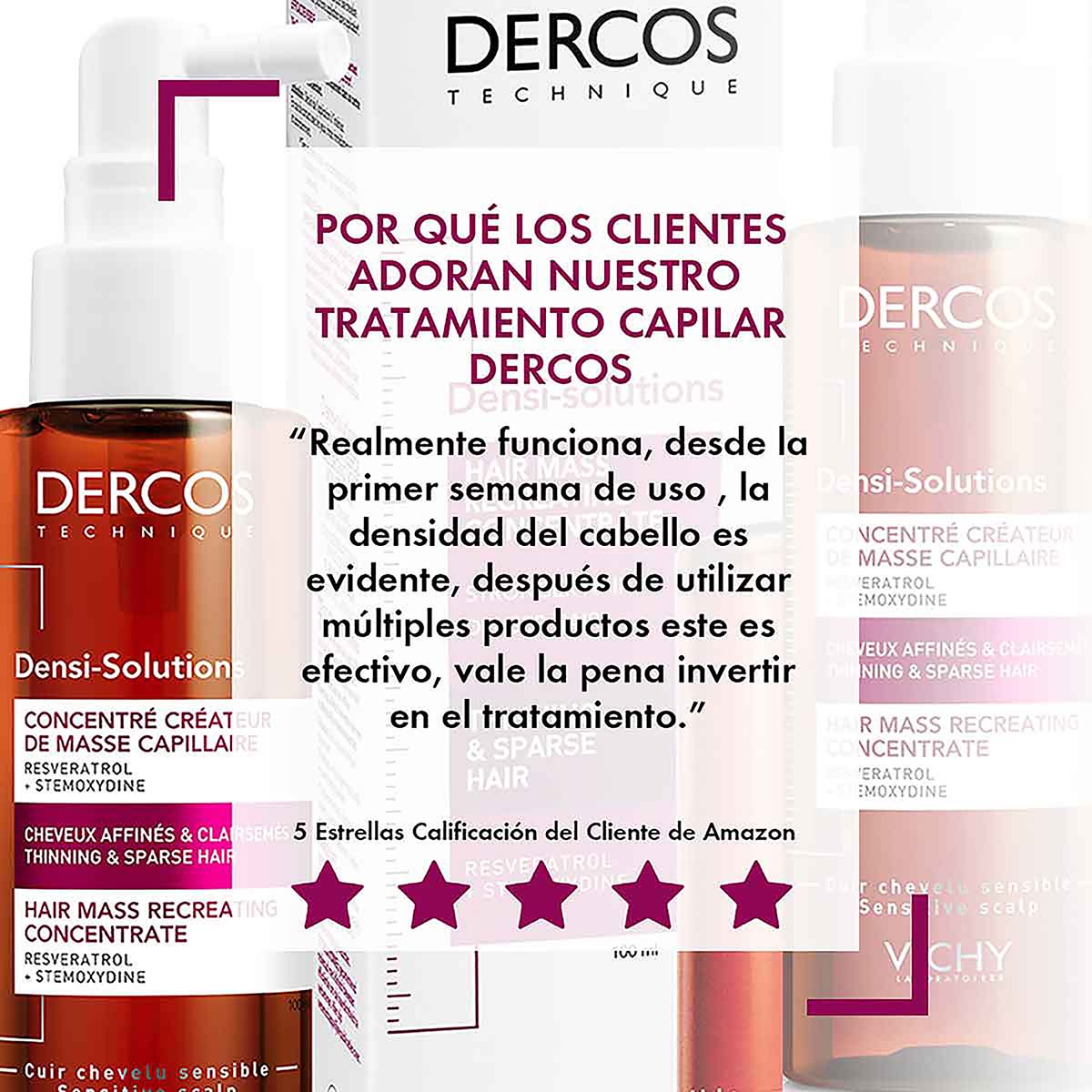 Vichy Dercos Densi-Solutions Loci&oacute;n Tratamiento Capilar 100ml image number null