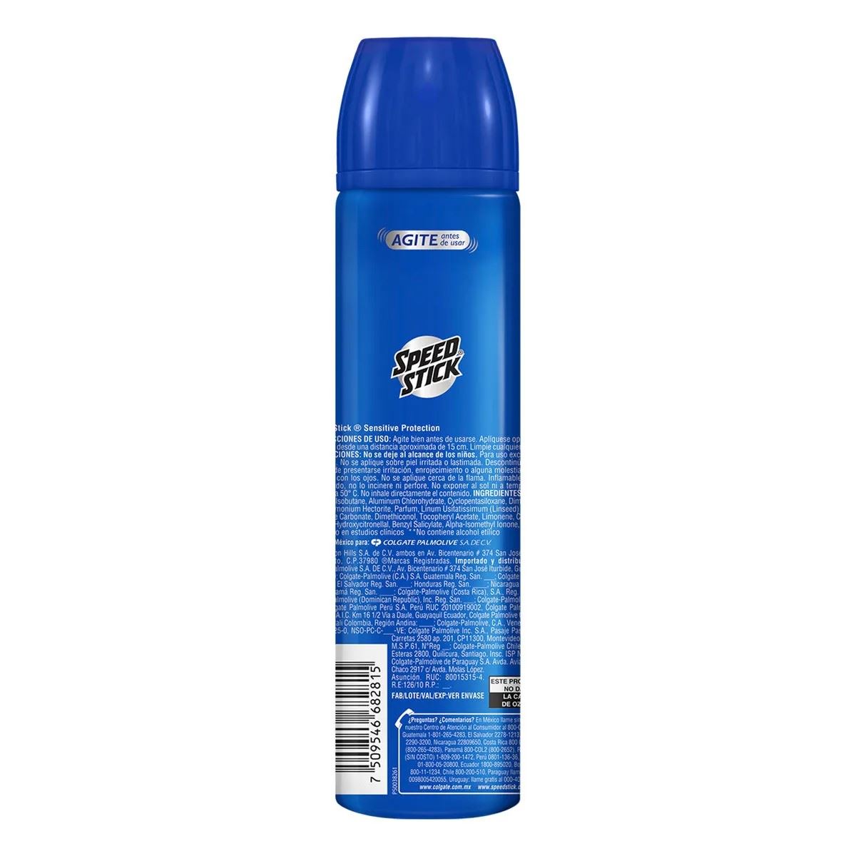 Antitranspirante en Aerosol Speed Stick Sensitive Protection 91g image number null