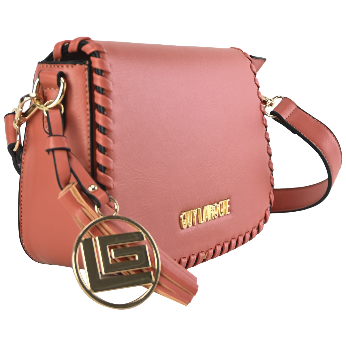 Bolsa Crossbody Guy Laroche Naranja para Mujer image number null