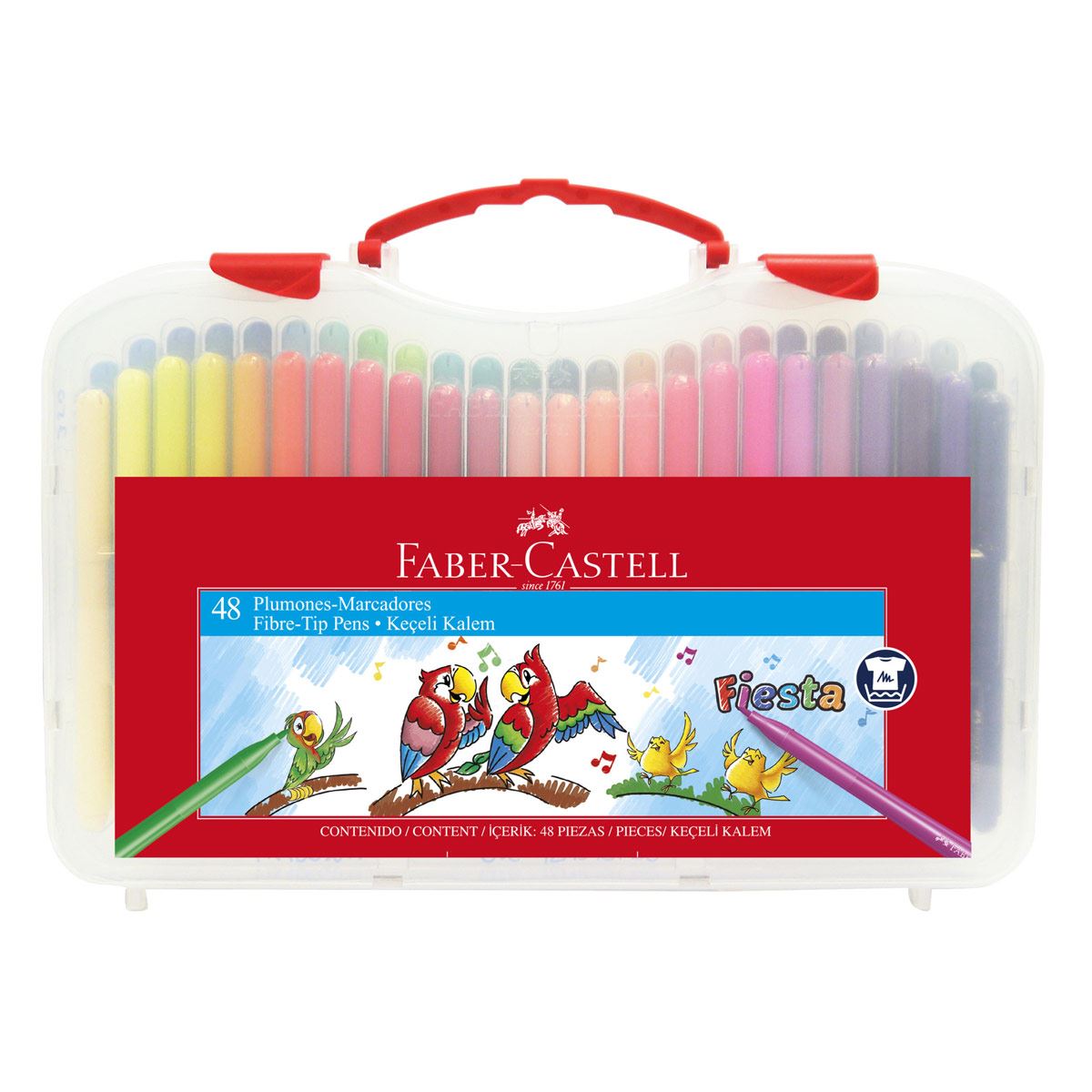 Plumon Fiesta 45 Rígido c/48 Faber Castell image number null