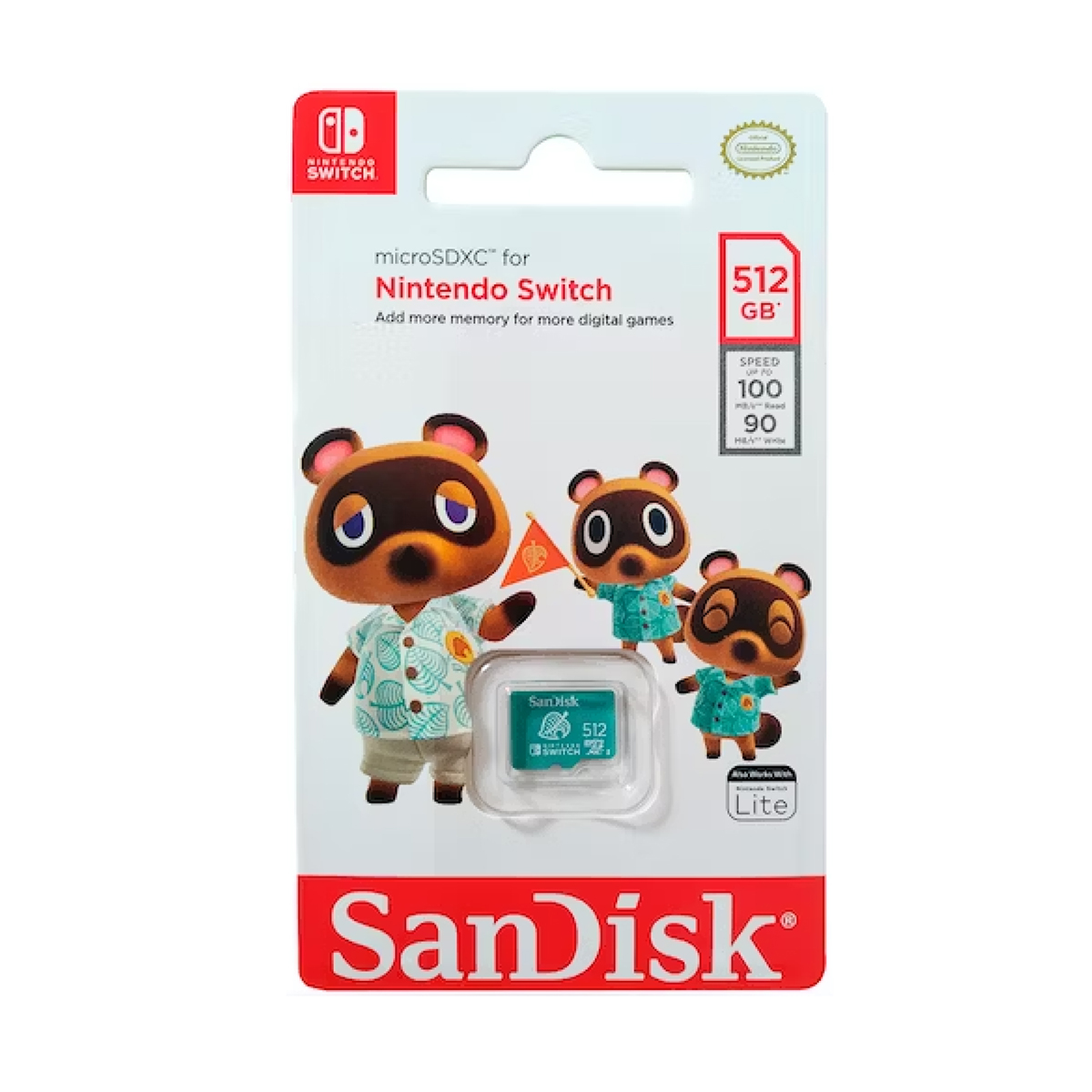 Tarjeta Memoria Micro SD SANDISK para NSW de 512 GB Animal Crossing image number null