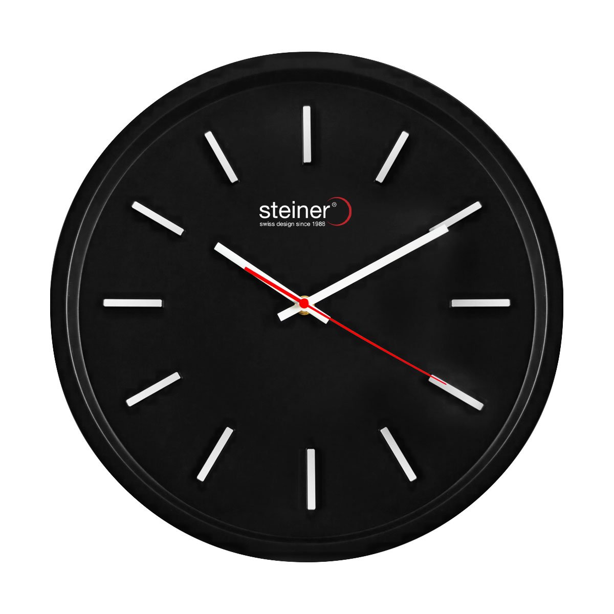 Reloj de Pared Steiner Color Negro STWA25-3456BK image number null