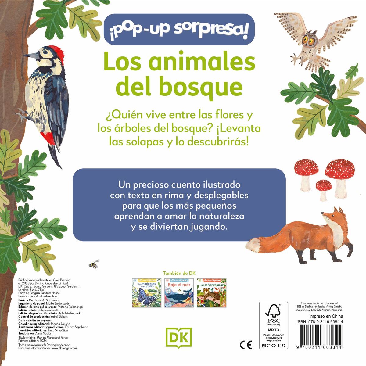 ¡Pop-Up sorpresa! - Los animales del bosque image number null