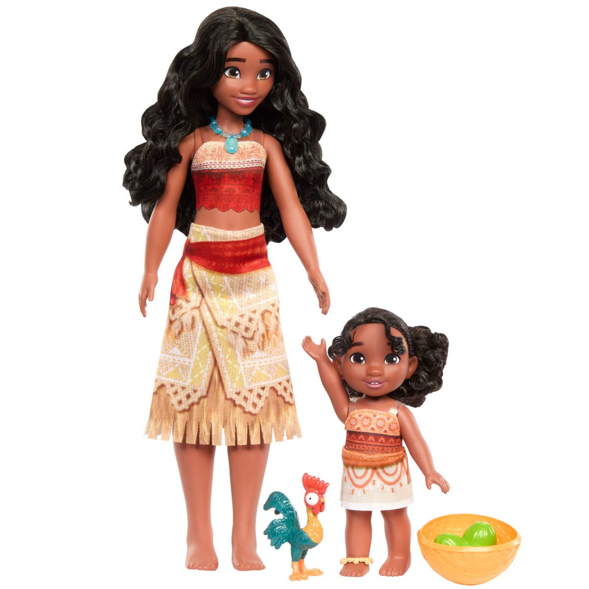 Paquete de 2 Mu&ntilde;ecos Mattel Moana y Simea image number null