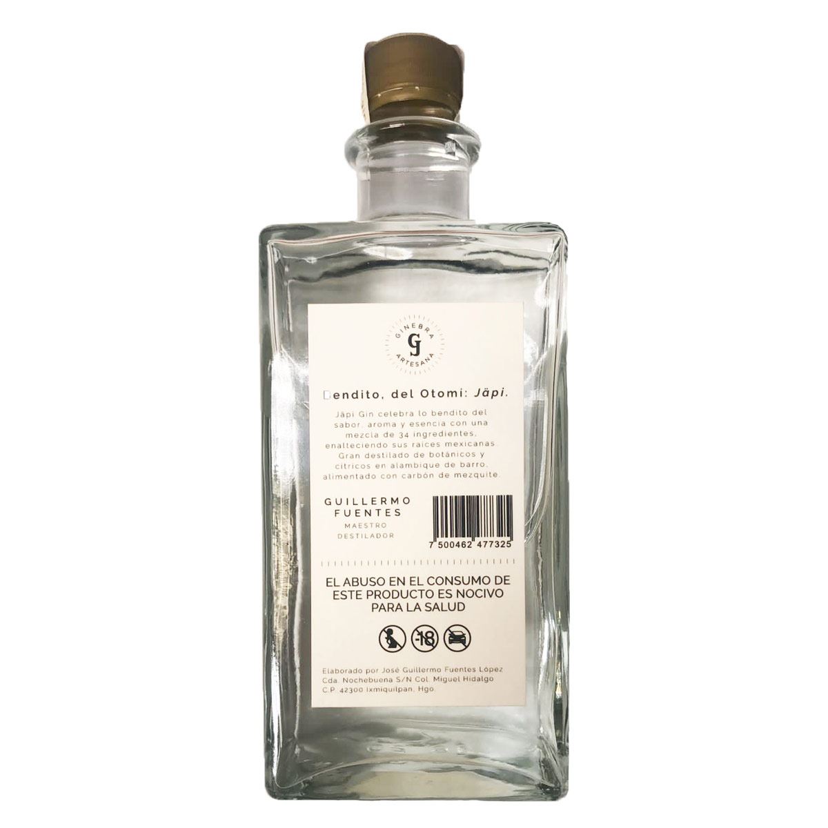 Ginebra Artesanal 34 Bot&aacute;nicos J&auml;pi 750 ML. image number null