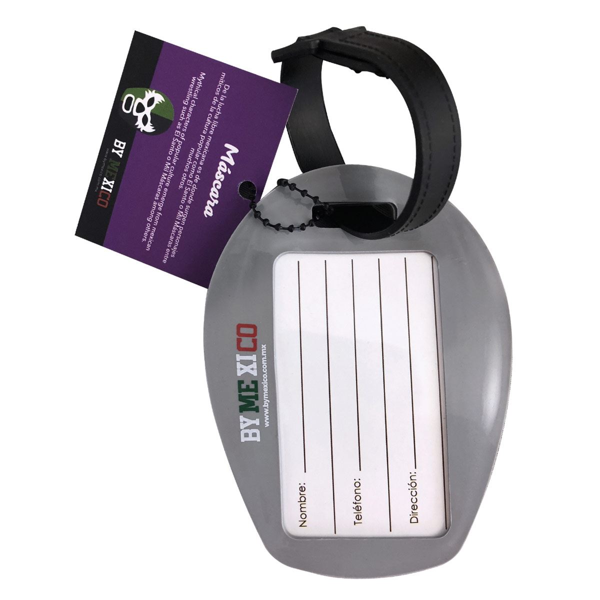 Identificador de maleta máscara verde azul By México image number null