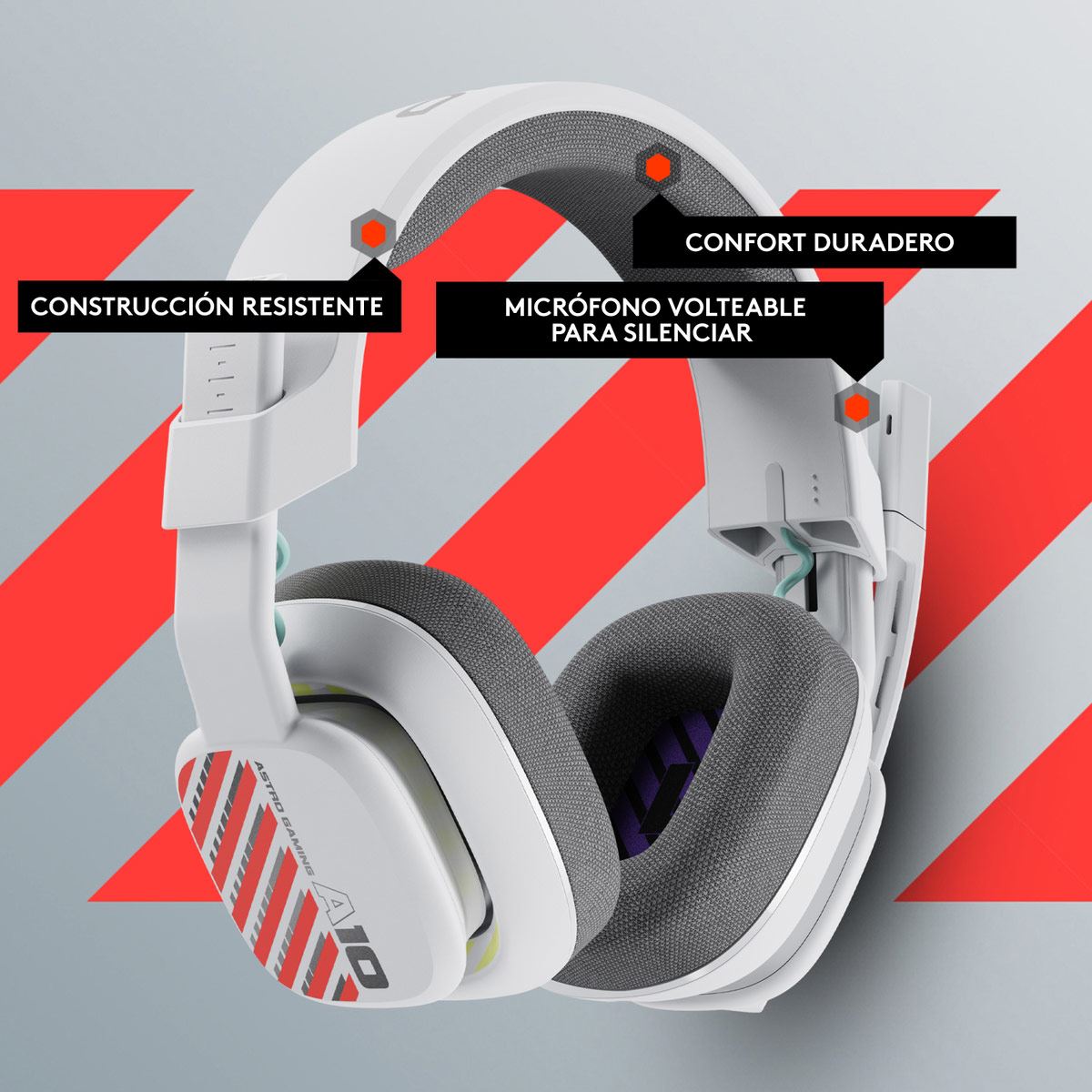 Aud&iacute;fonos para Xbox Astro a10 gen2 blanco image number null
