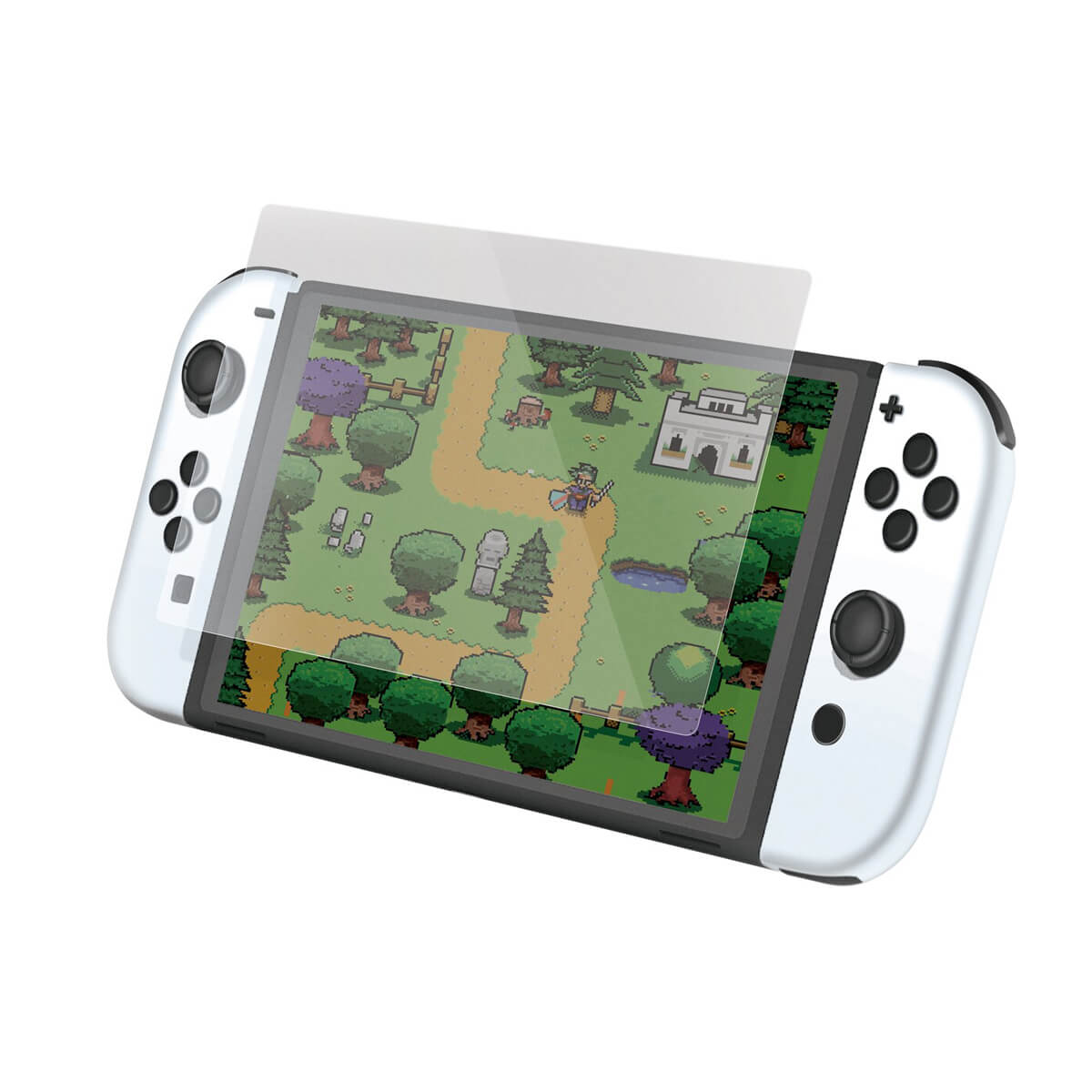 Nintendo Switch Guardian Pack Oled Bundle Mica Y Case Negro image number null