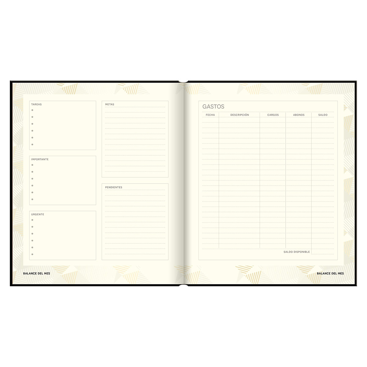 Agenda Black Diaria 2025 Premium Paper image number null
