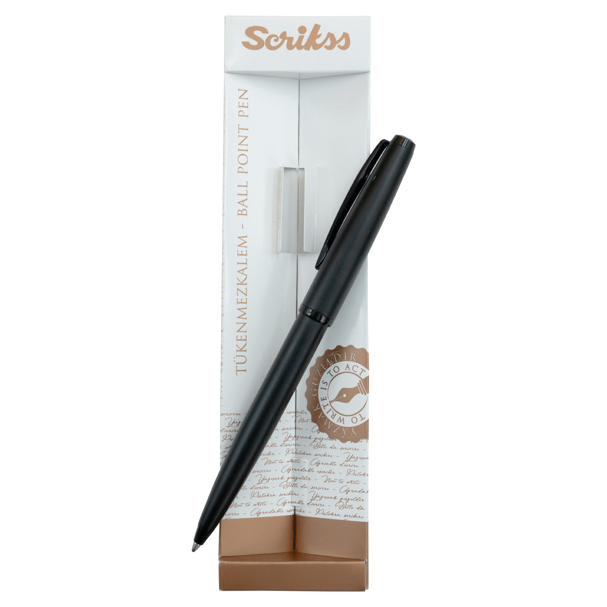 Bol&iacute;grafo 78 Mb Metropolis Matt Black SCRIKSS image number null