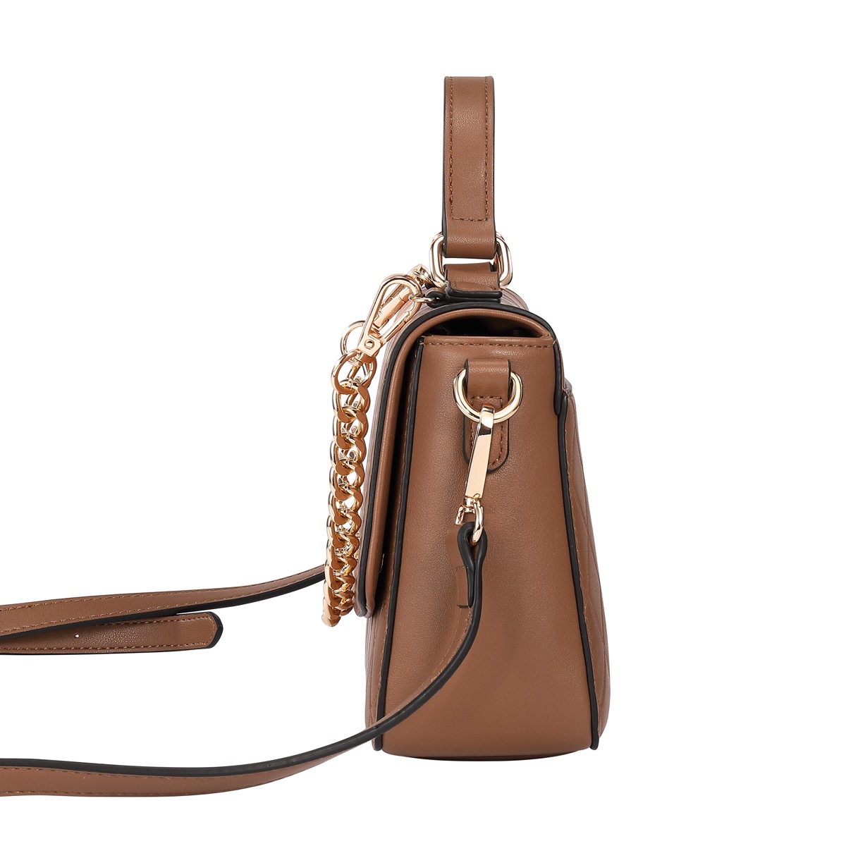 Bolso Satchel Enso Camel para Mujer image number null