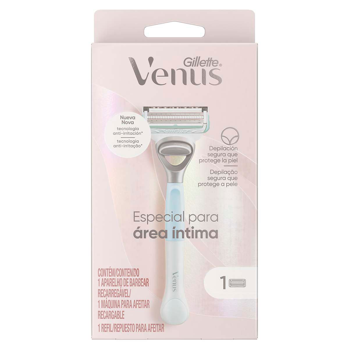 Gillette Venus Especial Para Área Íntima Maquina Para Afeitar Recargable 1 Unidad image number null