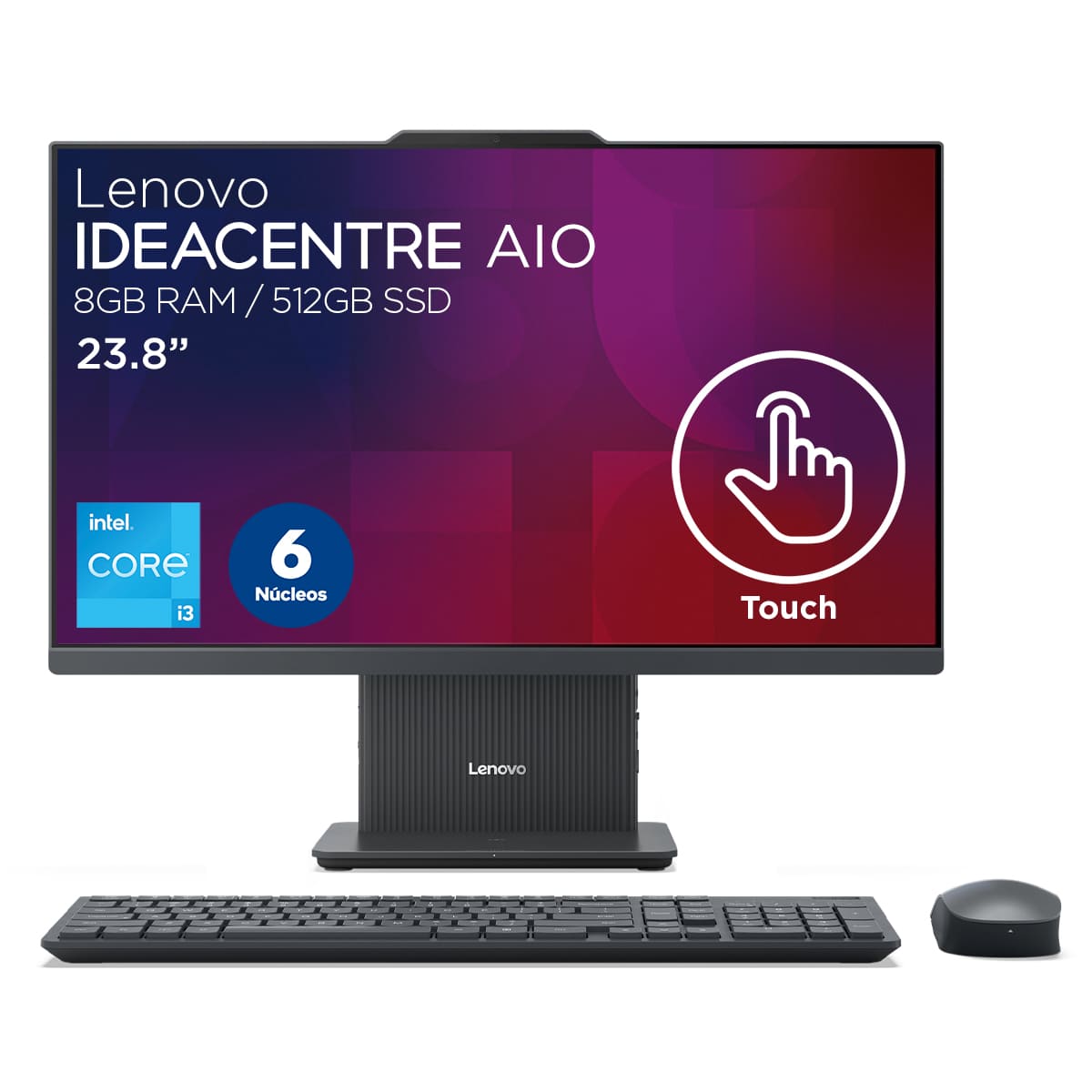 Bundle Desktop All In One Lenovo IdeaCentre Intel Core i3 Touch 8 GB RAM 512 GB SSD + Lenovo Tab M8 4th Gen image number null