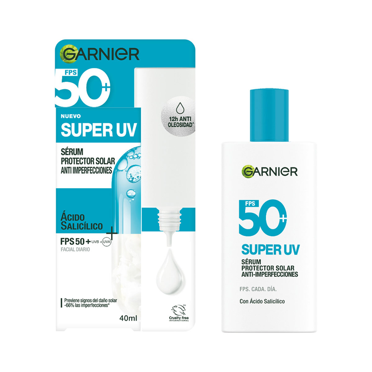 Garnier Protector Solar Super Uv Anti Imperfecciones 40 ml image number null