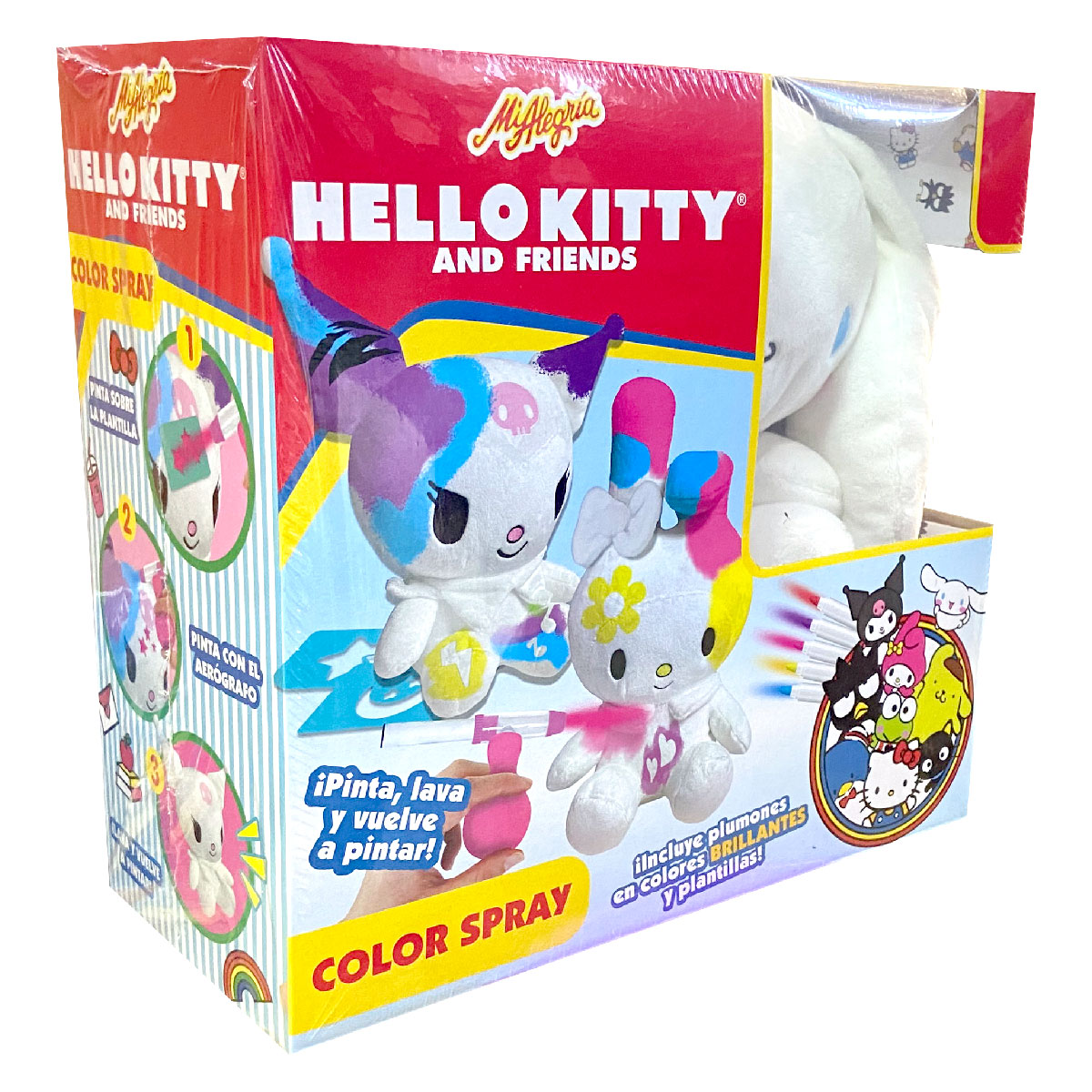 Set Peluche Color Spray Cinnamoroll Hello Kitty and Friends Mi Alegría image number null