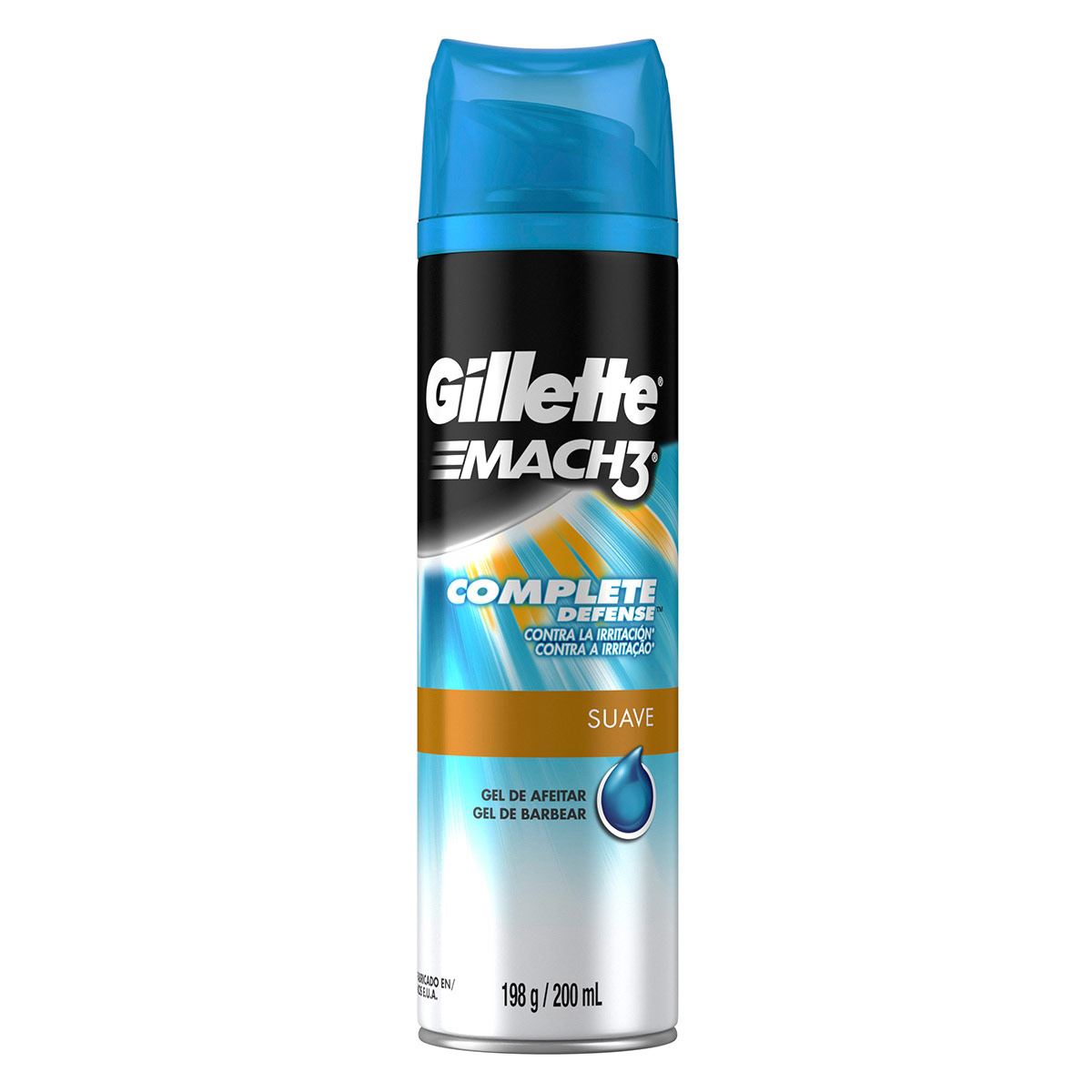 Gel de Afeitar Complete Defense Gillette Mach3 198 g image number null