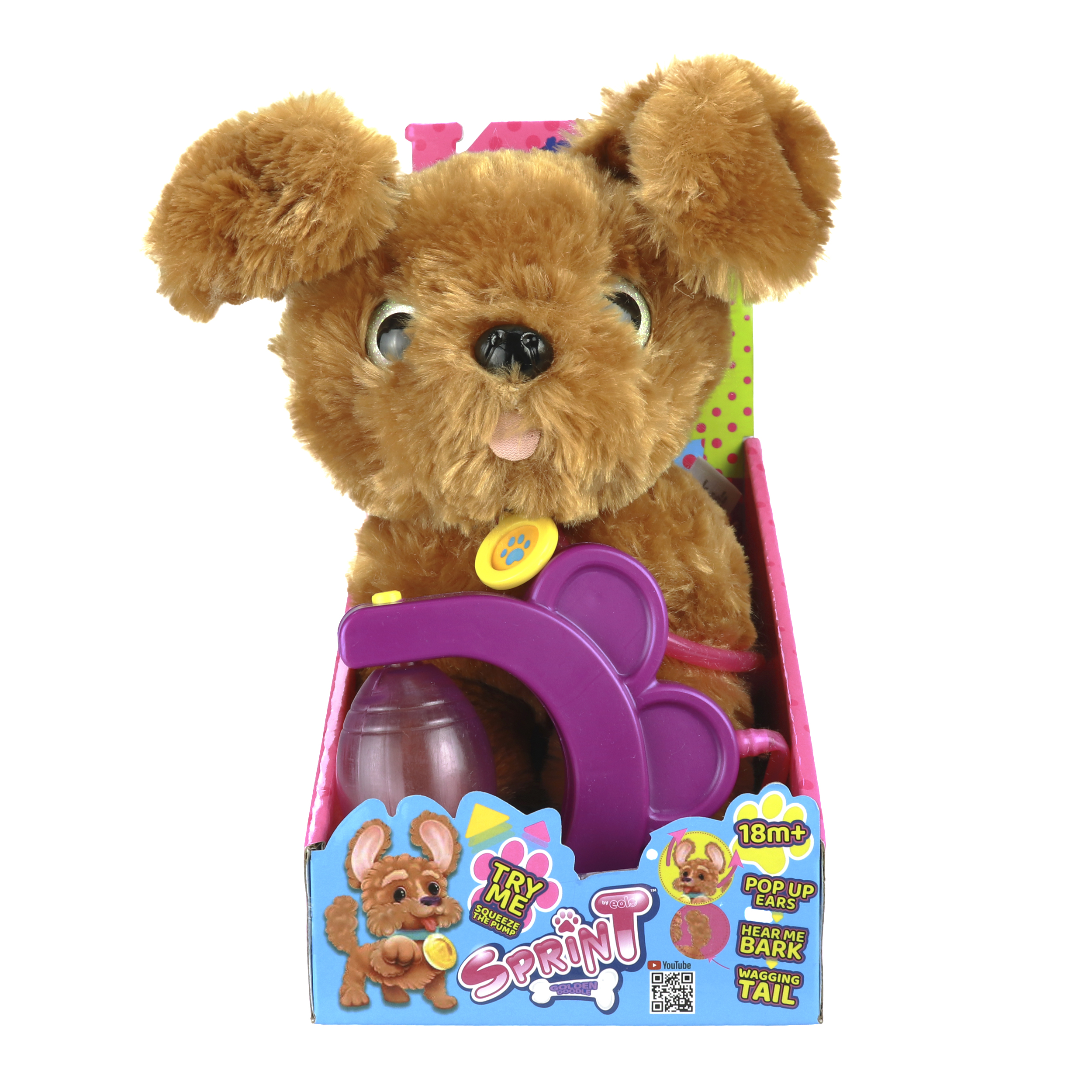 Peluche Electronico EOLO Perrito Sprint Golden Doodle image number null