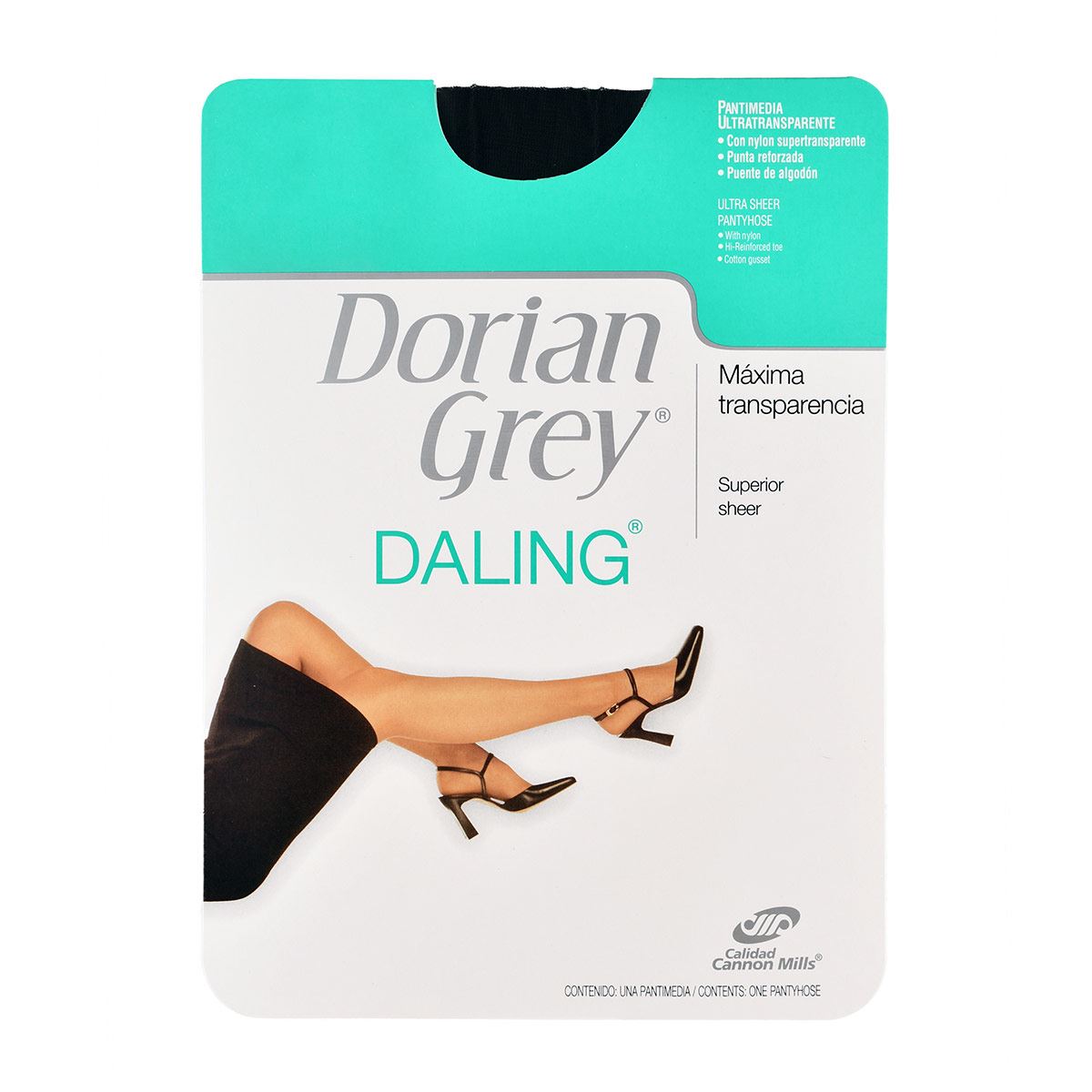 Pantimedia Dorian Grey Daling ultra transparente 209 extragrande negro dama image number null