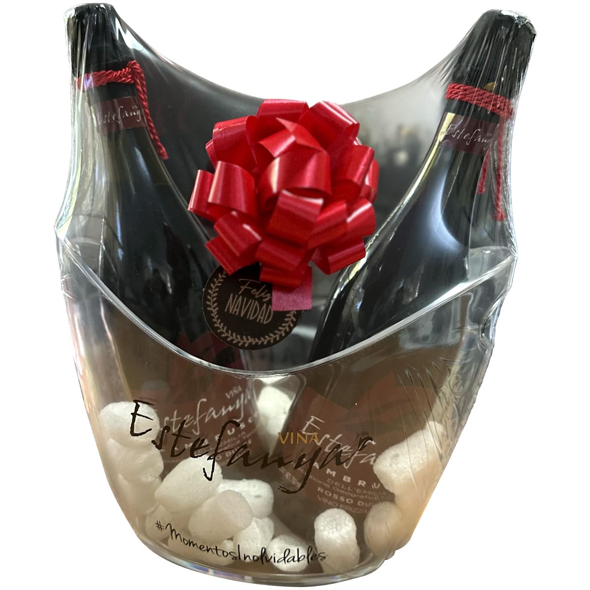 Vino Tinto Lambrusco Estefanya + Hielera Cubitera image number null