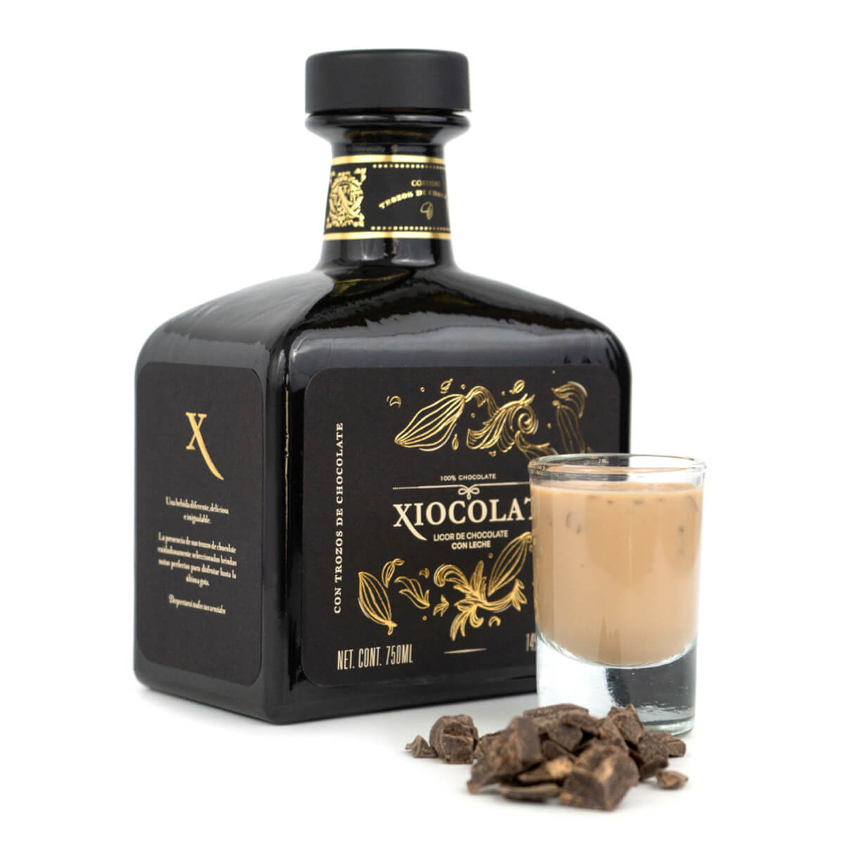 Licor de Chocolate con Trozos de Chocolate image number null