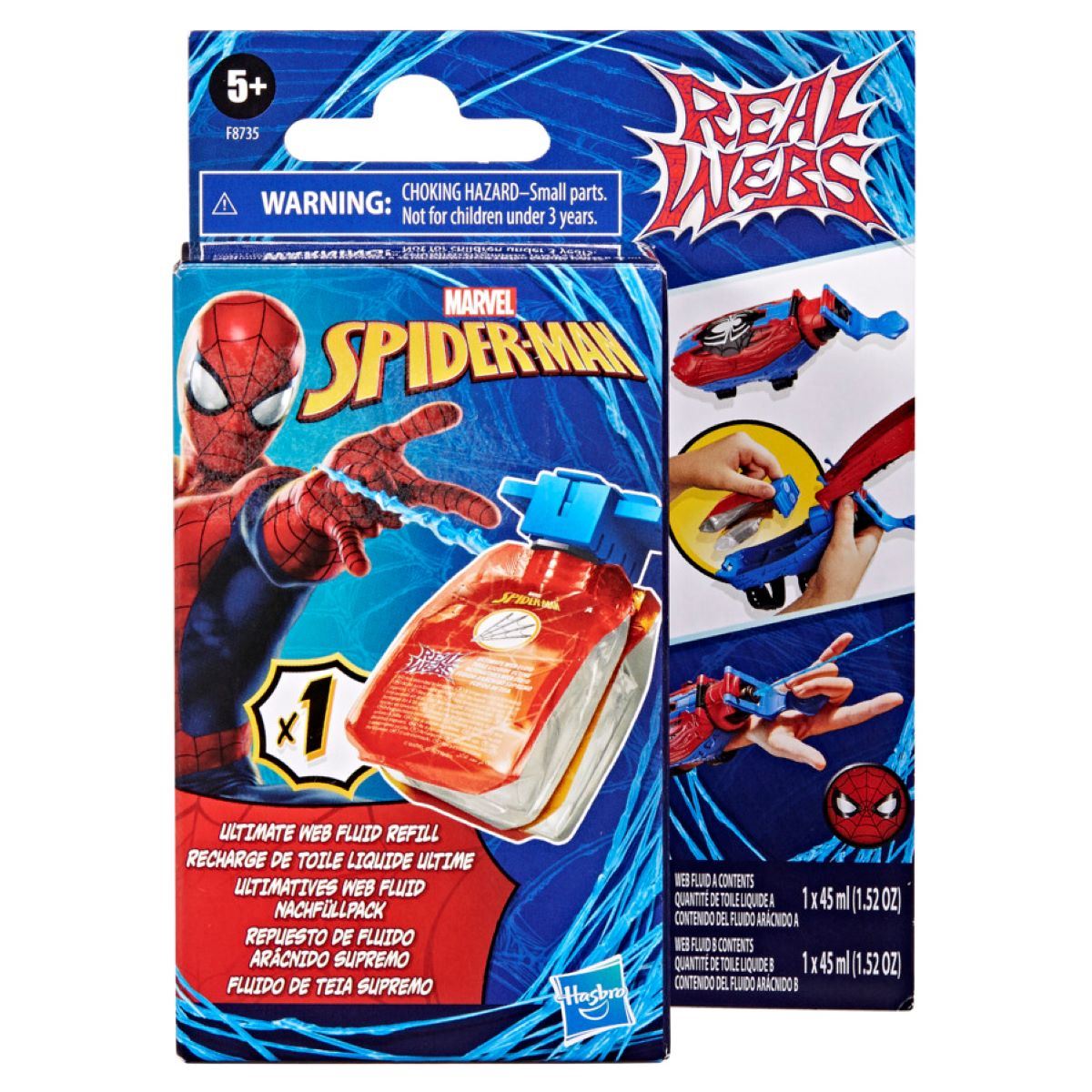 Repuesto Arácnido Lanzador Supremo Spider-Man Real Webs image number null