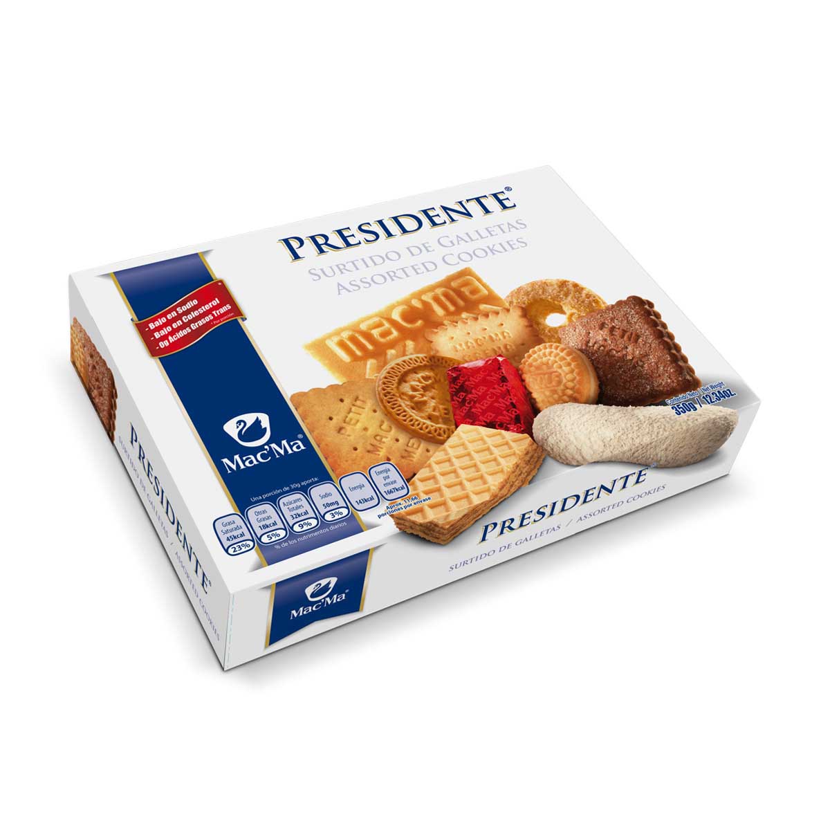 Surtido de Galletas Presidente Mac&acute;Ma 350g image number null
