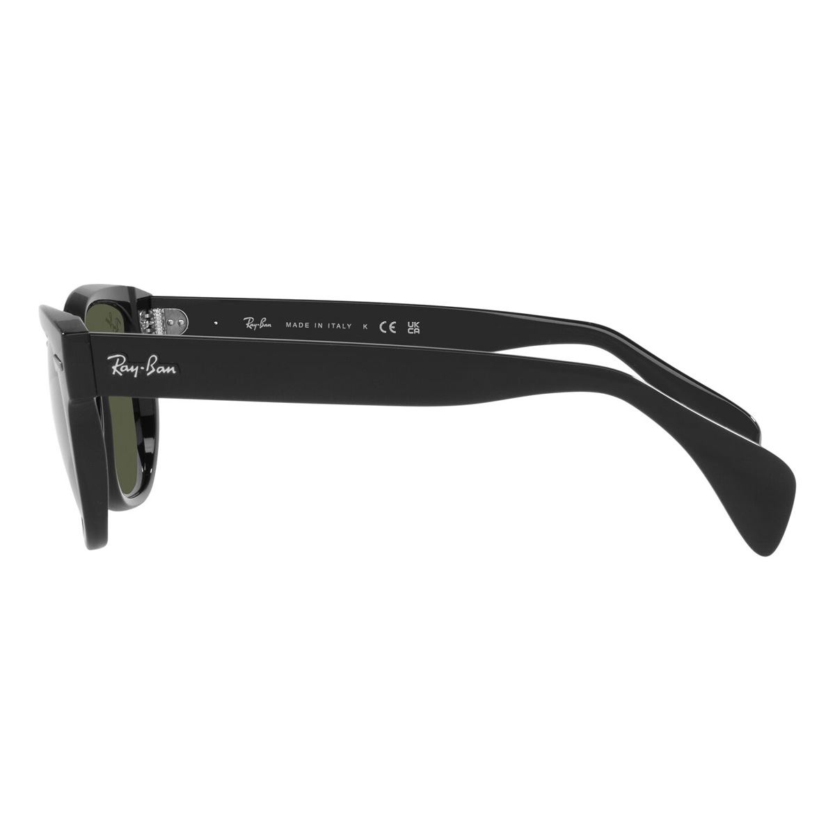 Lente Solar Ray-Ban Verde en Pl&aacute;stico Negro image number null
